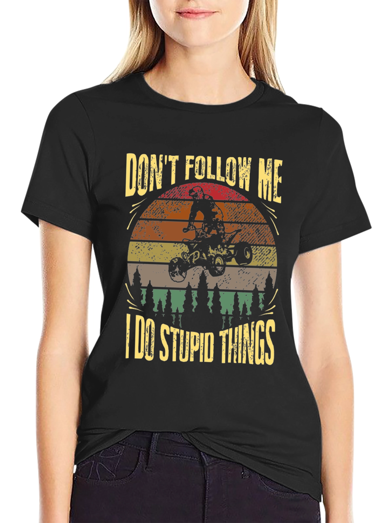 Dont Follow Me ATV Black T-Shirt