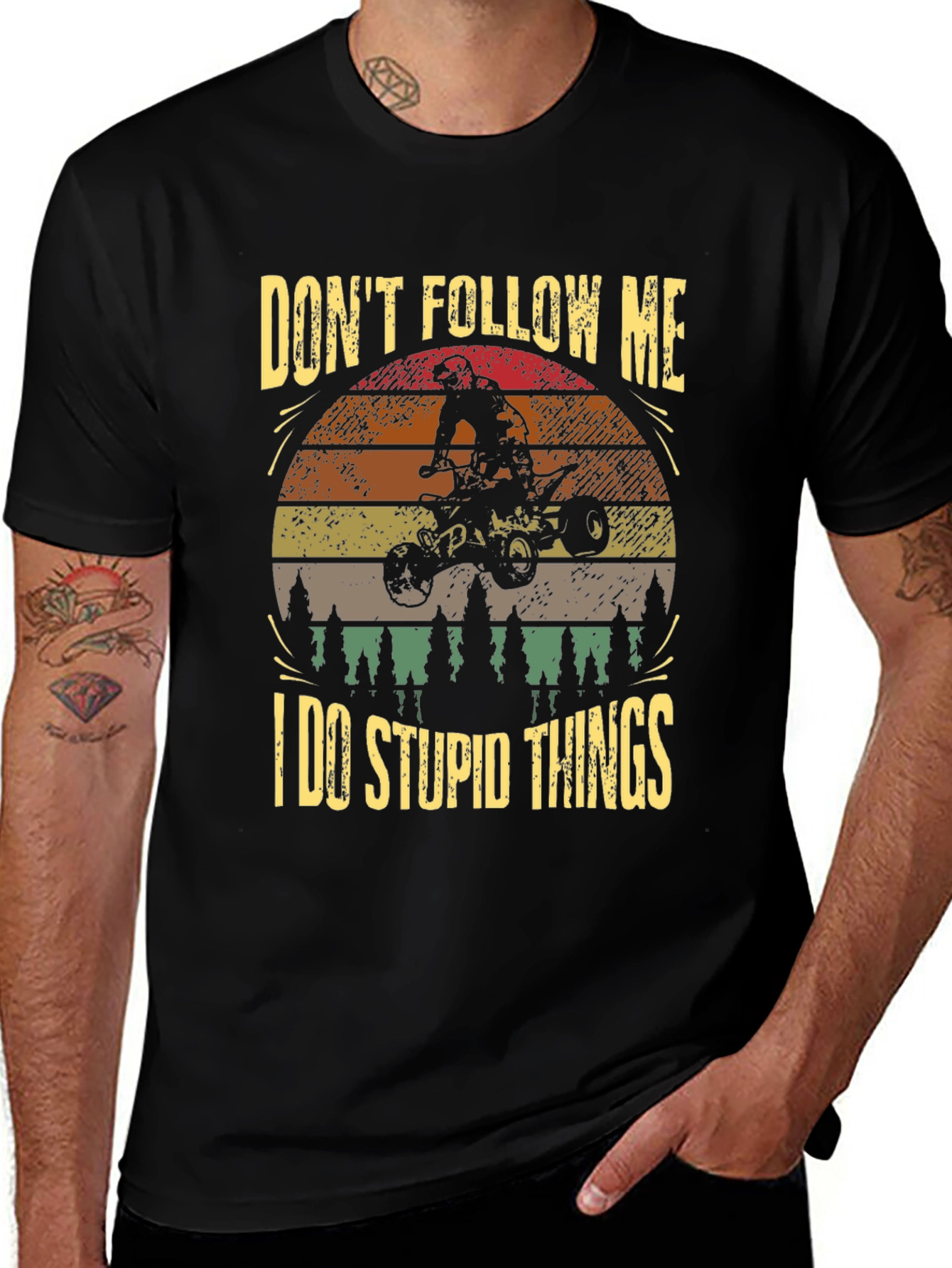 Dont Follow Me ATV Black T-Shirt