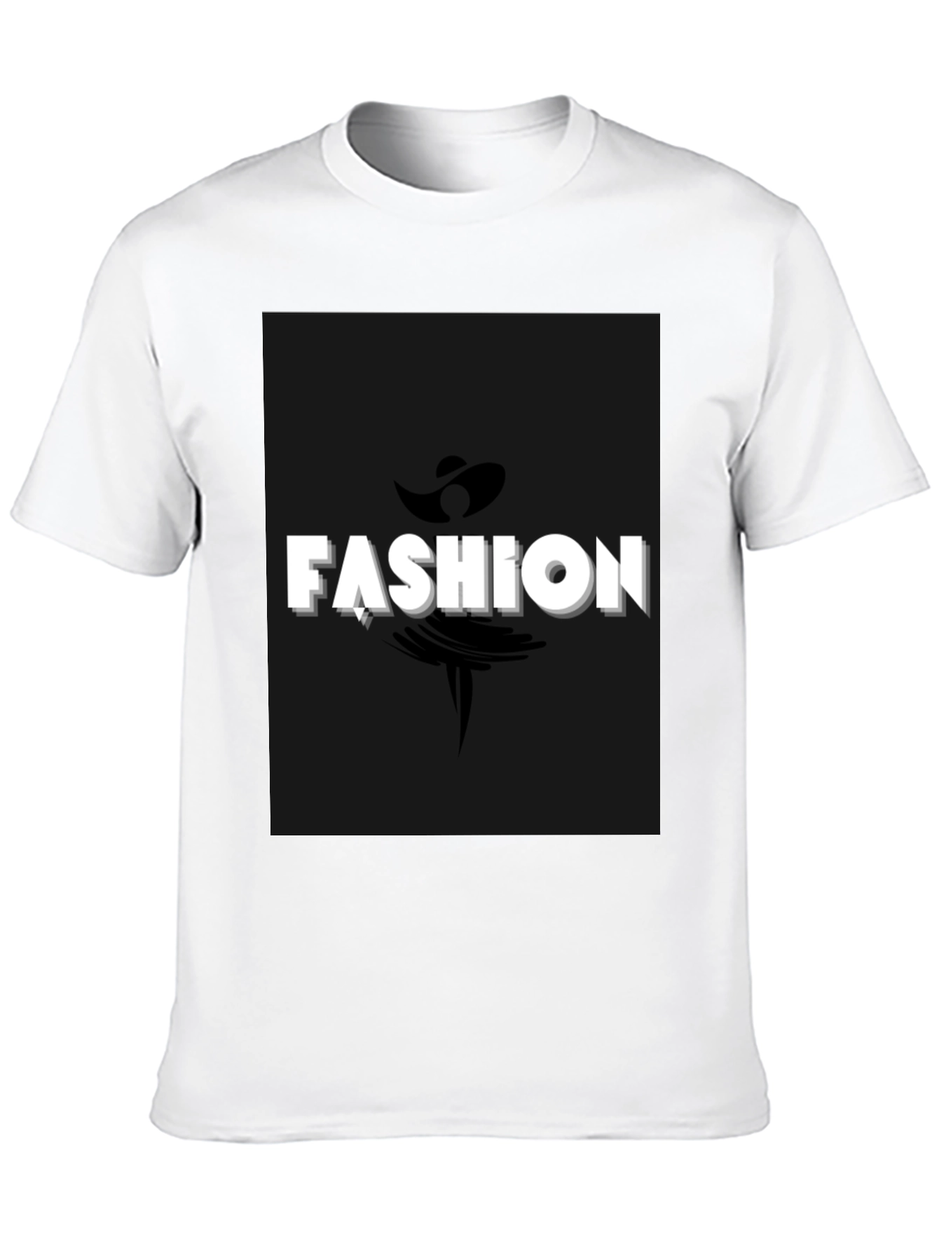 Fashion Graphic Black T-Shirt