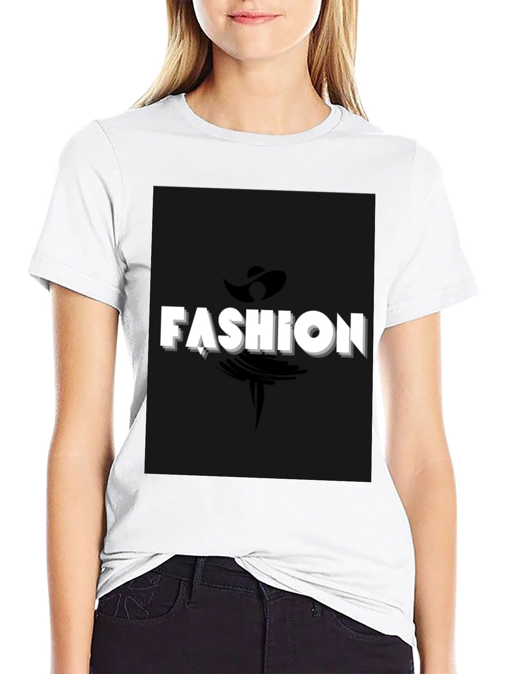 Fashion Graphic Black T-Shirt
