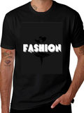 Fashion Graphic Black T-Shirt