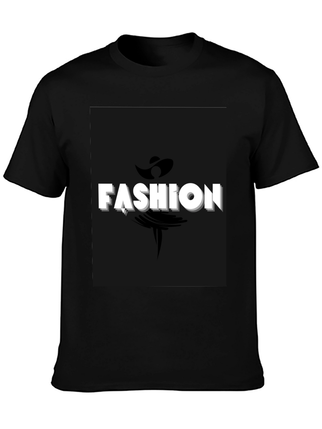 Fashion Graphic Black T-Shirt