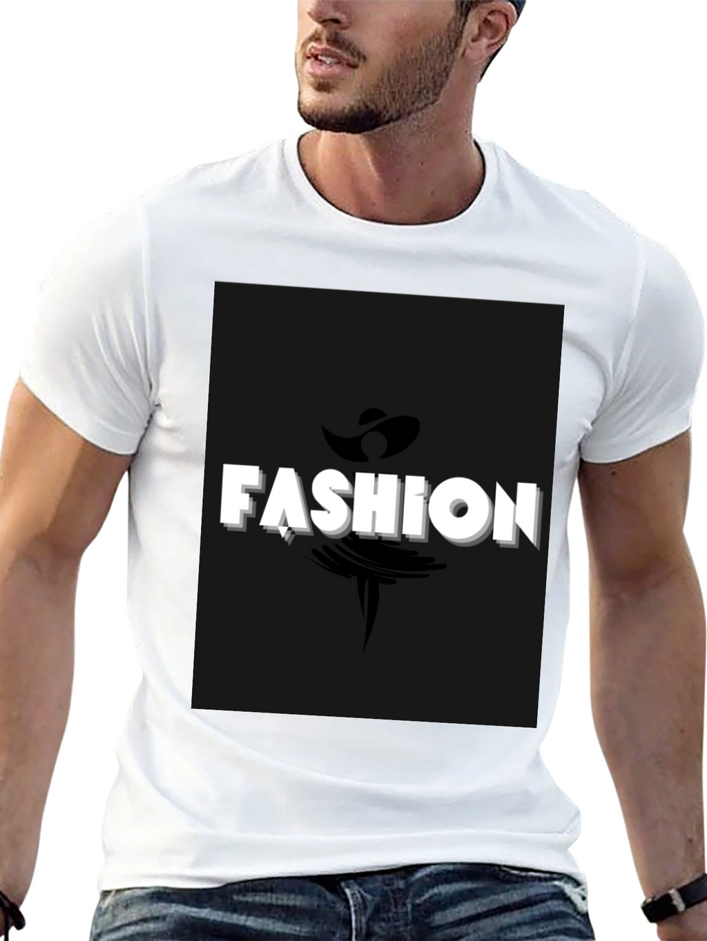 Fashion Graphic Black T-Shirt