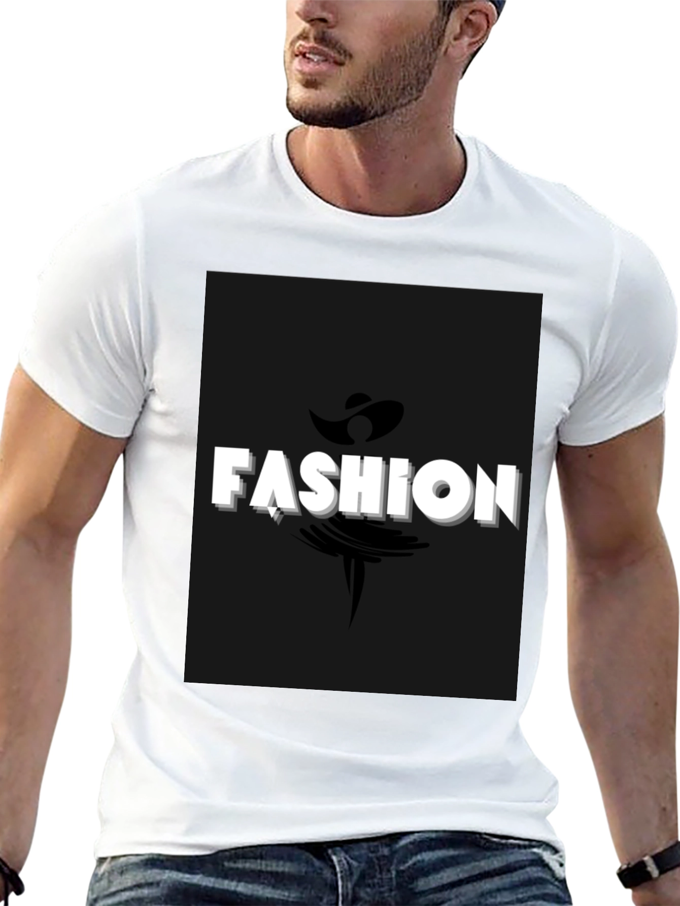 Fashion Graphic Black T-Shirt