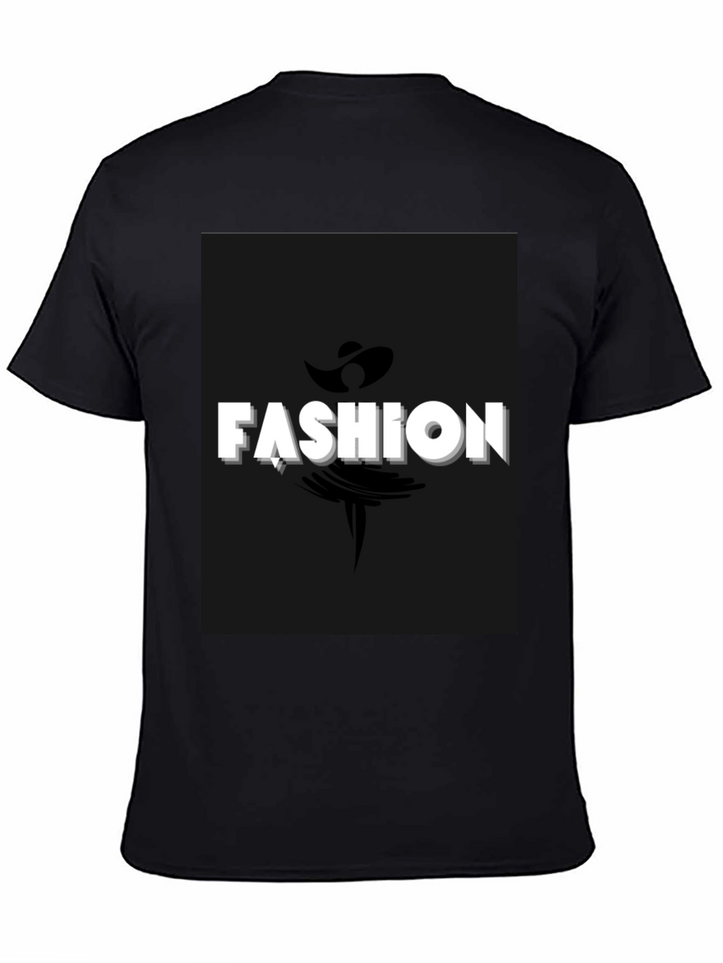 Fashion Graphic Black T-Shirt