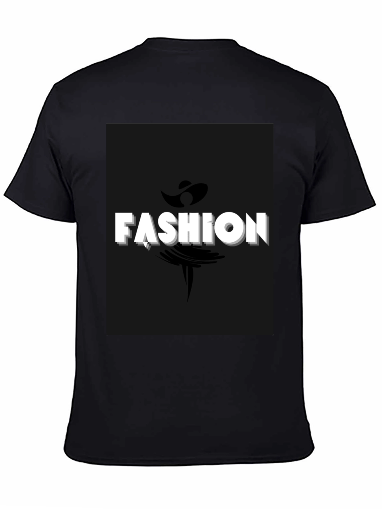 Fashion Graphic Black T-Shirt