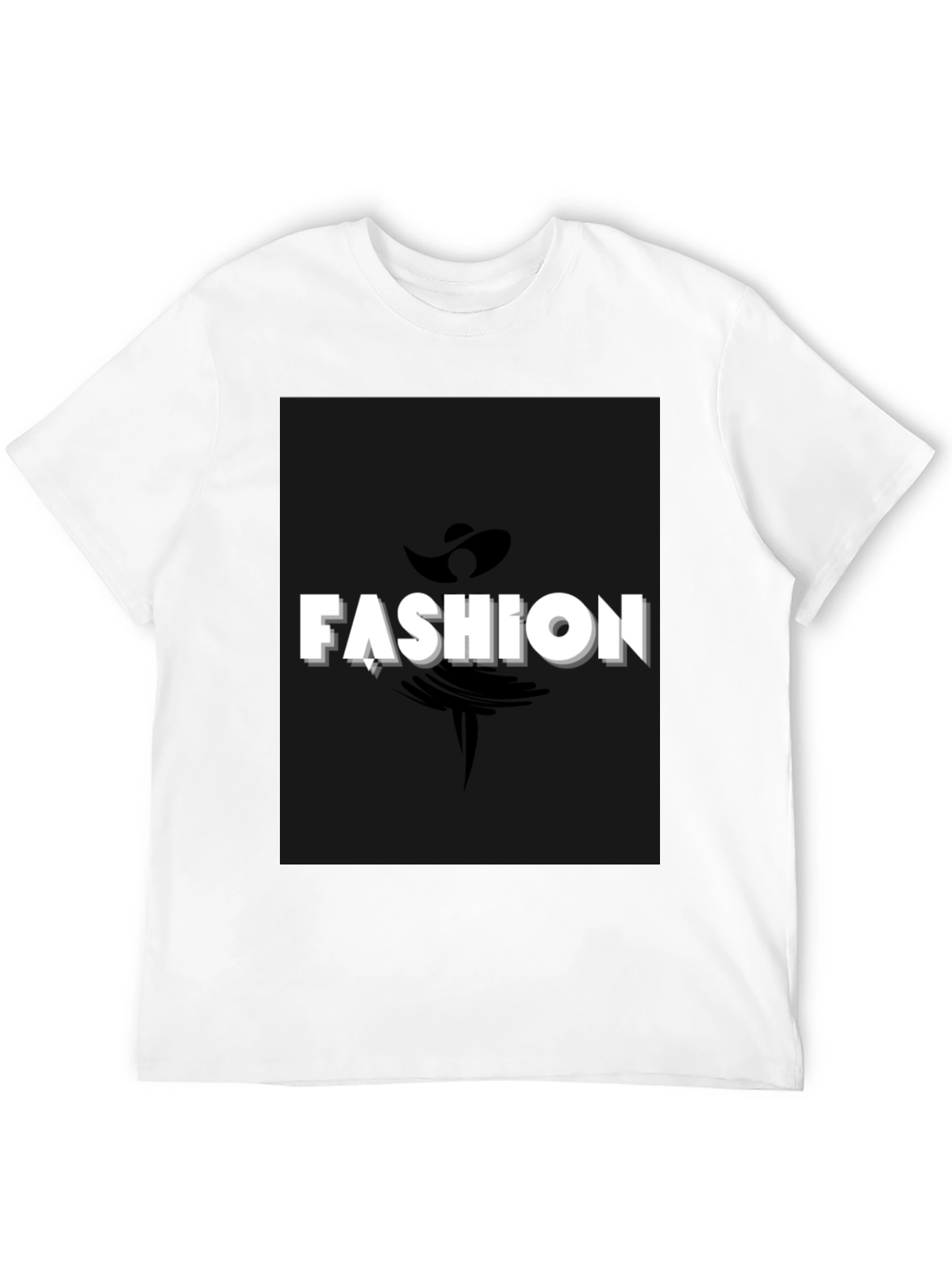 Fashion Graphic Black T-Shirt