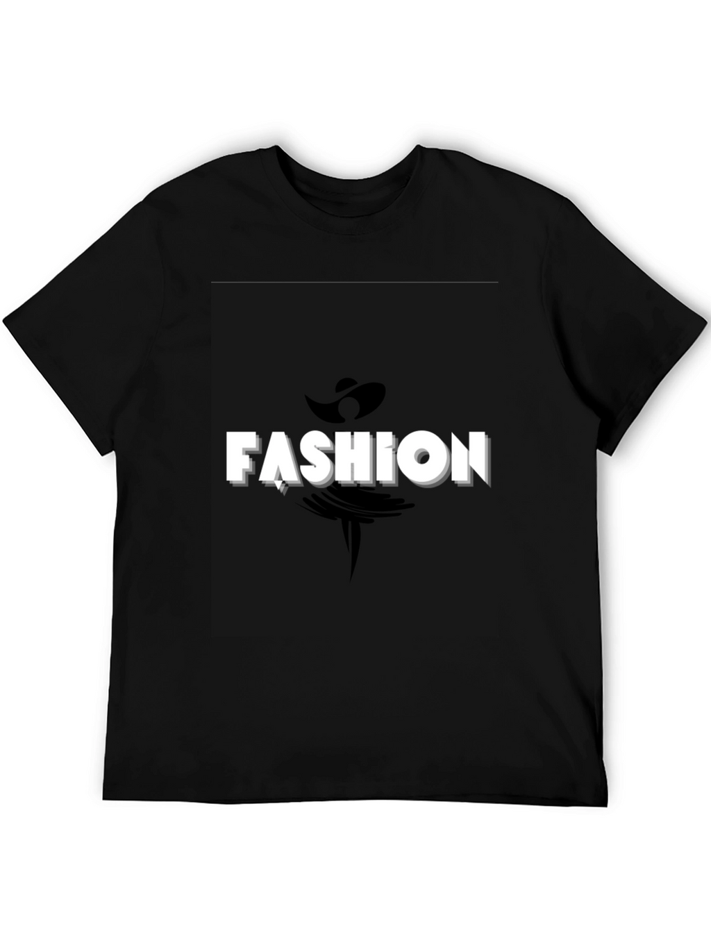Fashion Graphic Black T-Shirt
