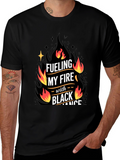Fueling My Fire Black Romance T-Shirt