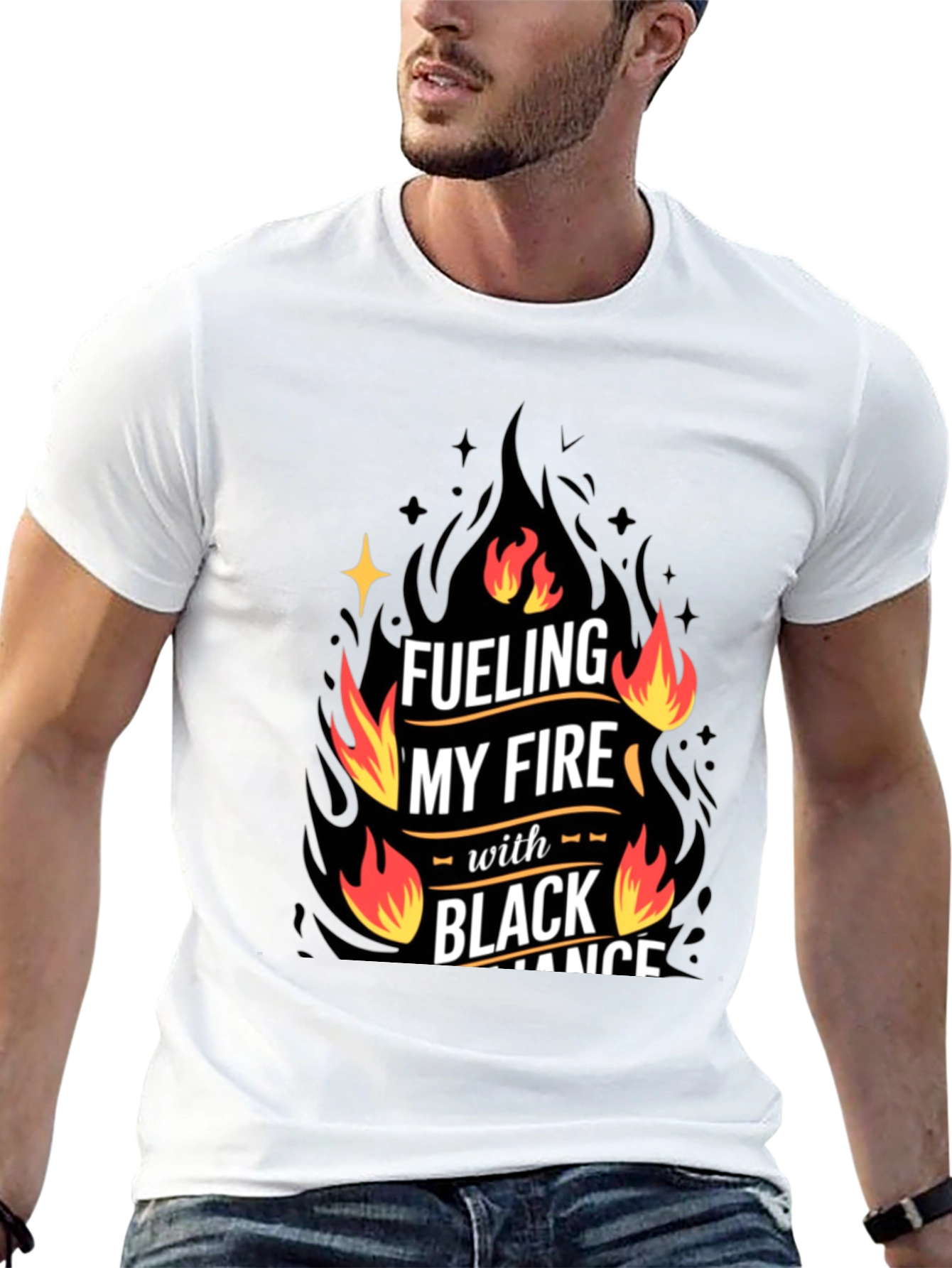 Fueling My Fire Black Romance T-Shirt