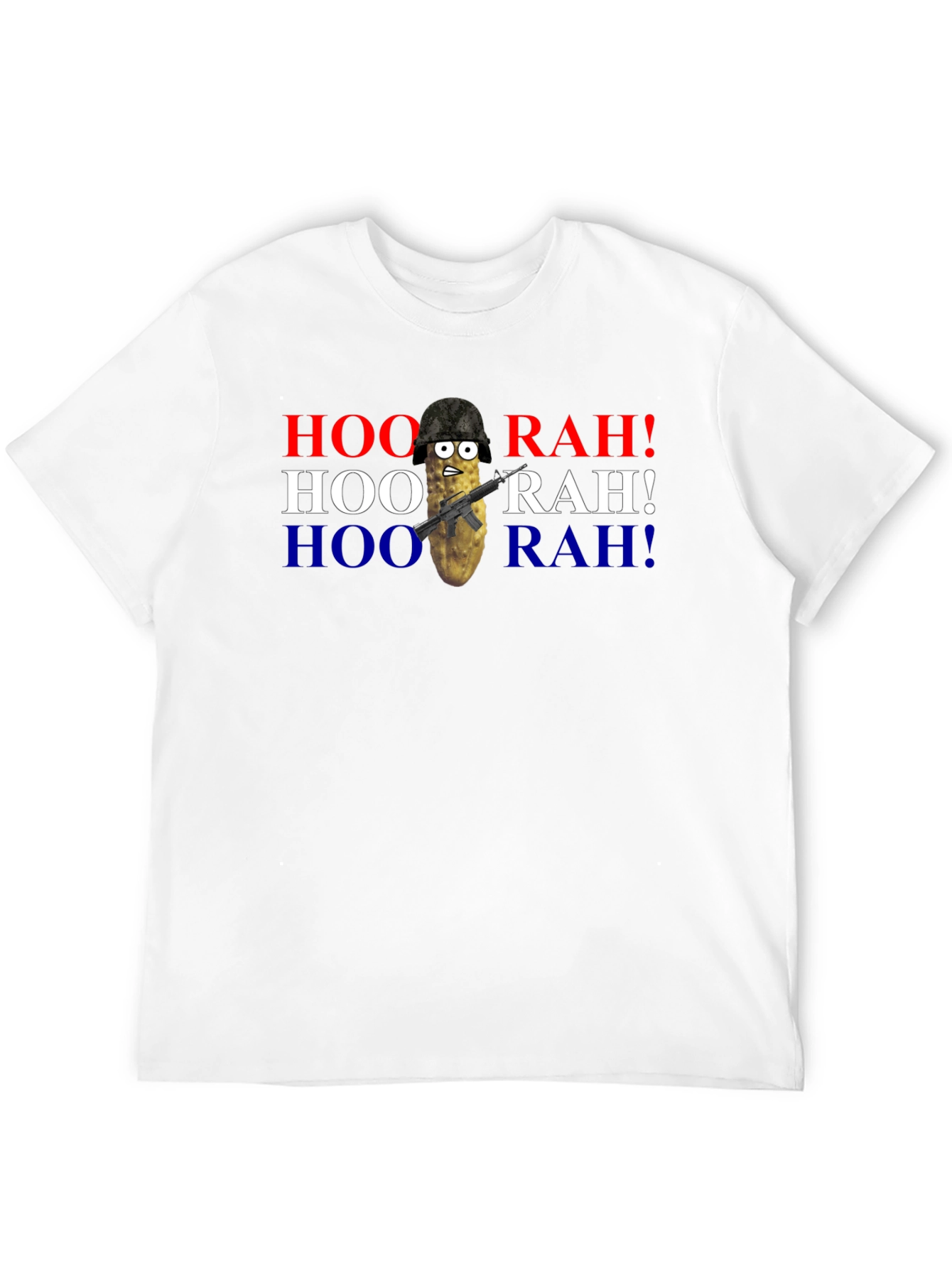 HOO RAH! Funny Military Pickle T-Shirt