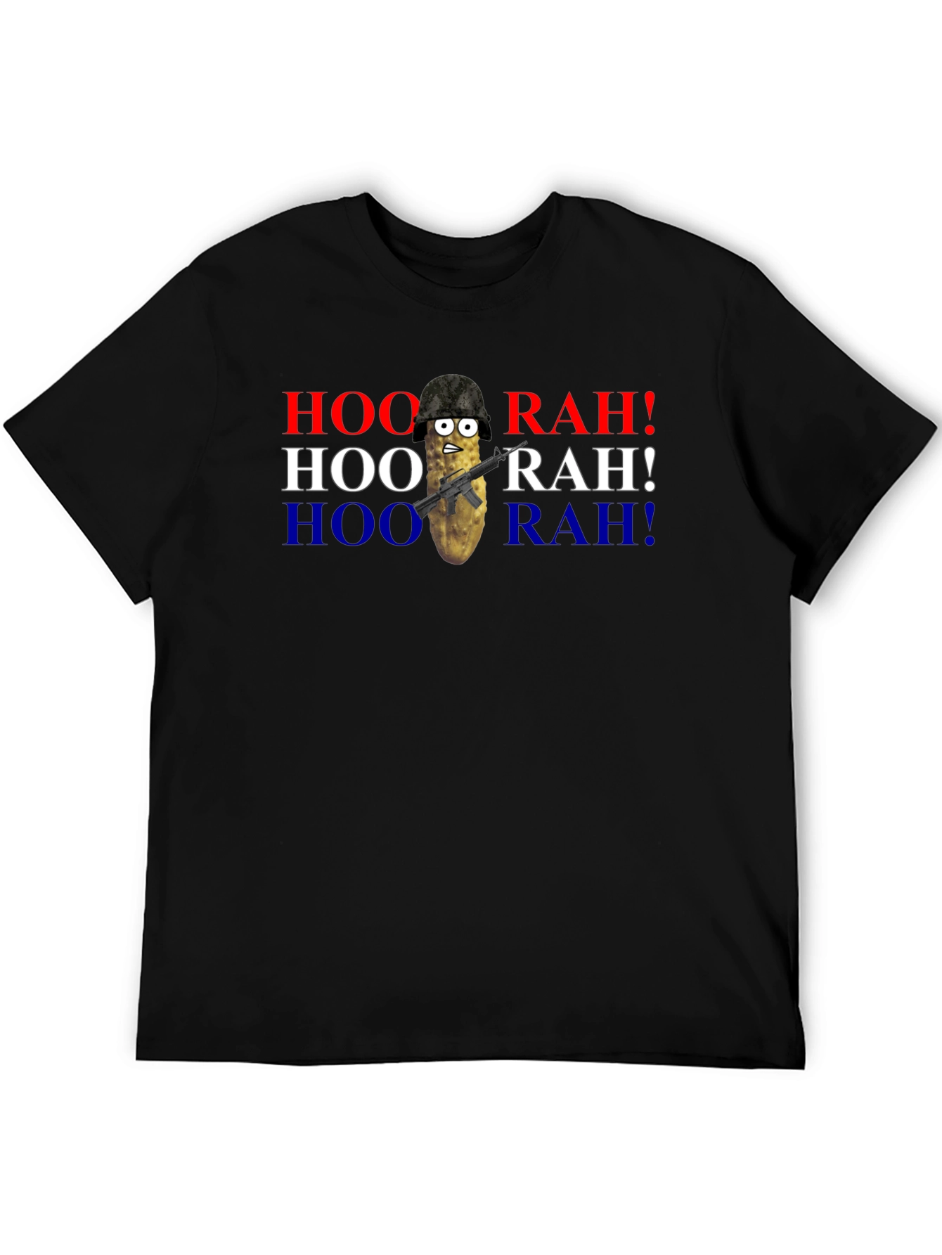 HOO RAH! Funny Military Pickle T-Shirt