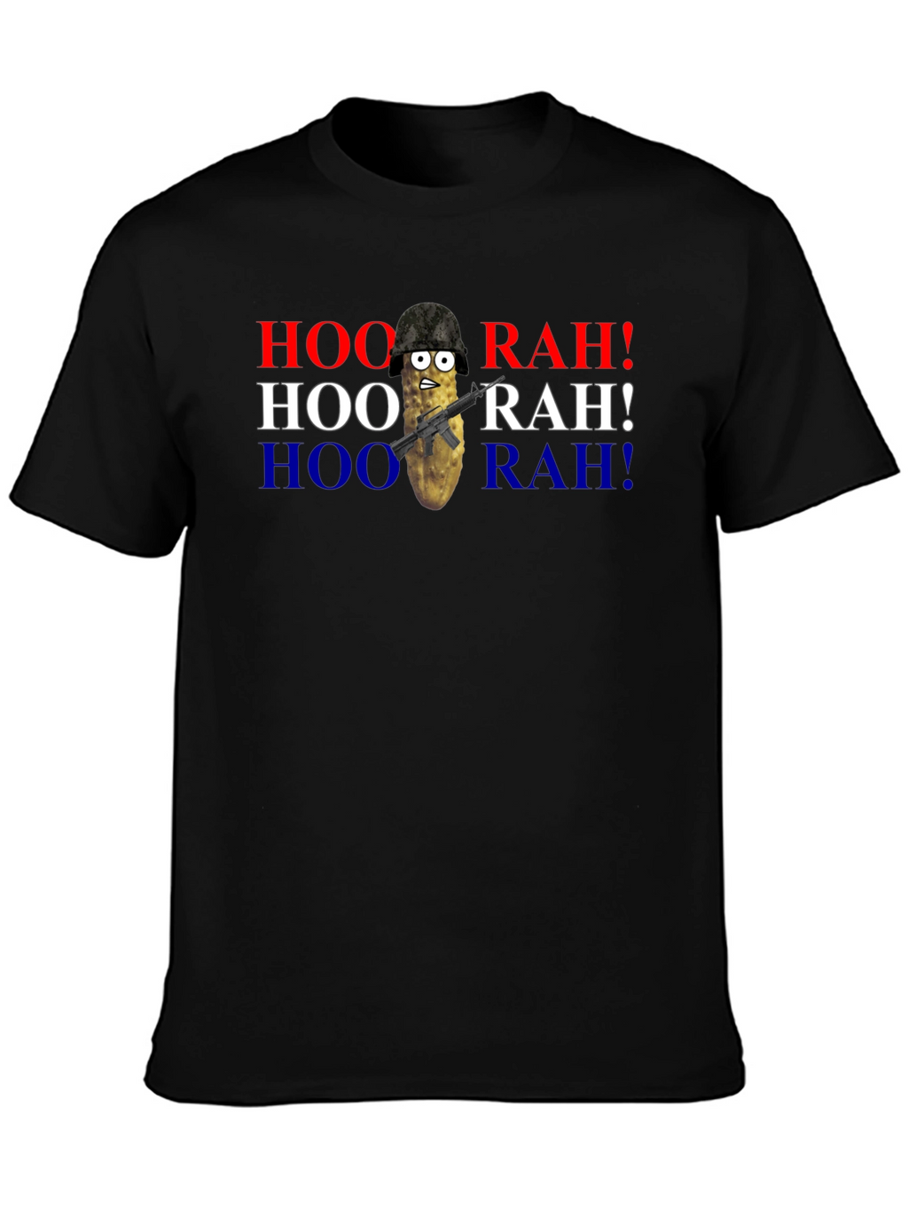 HOO RAH! Funny Military Pickle T-Shirt
