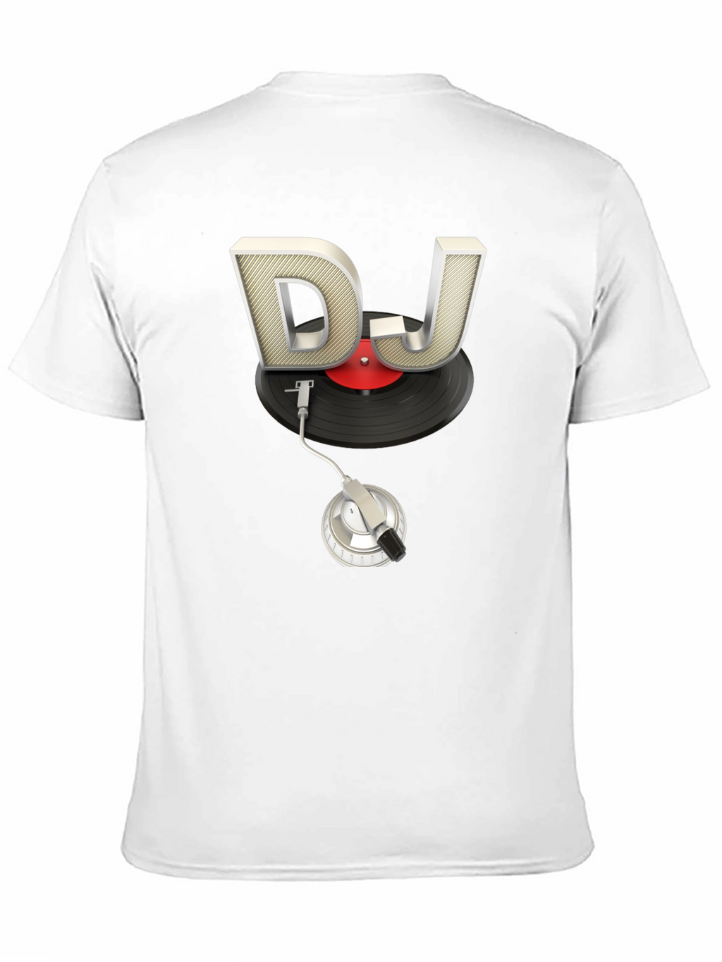 DJ Turntable Graphic Tee - Black