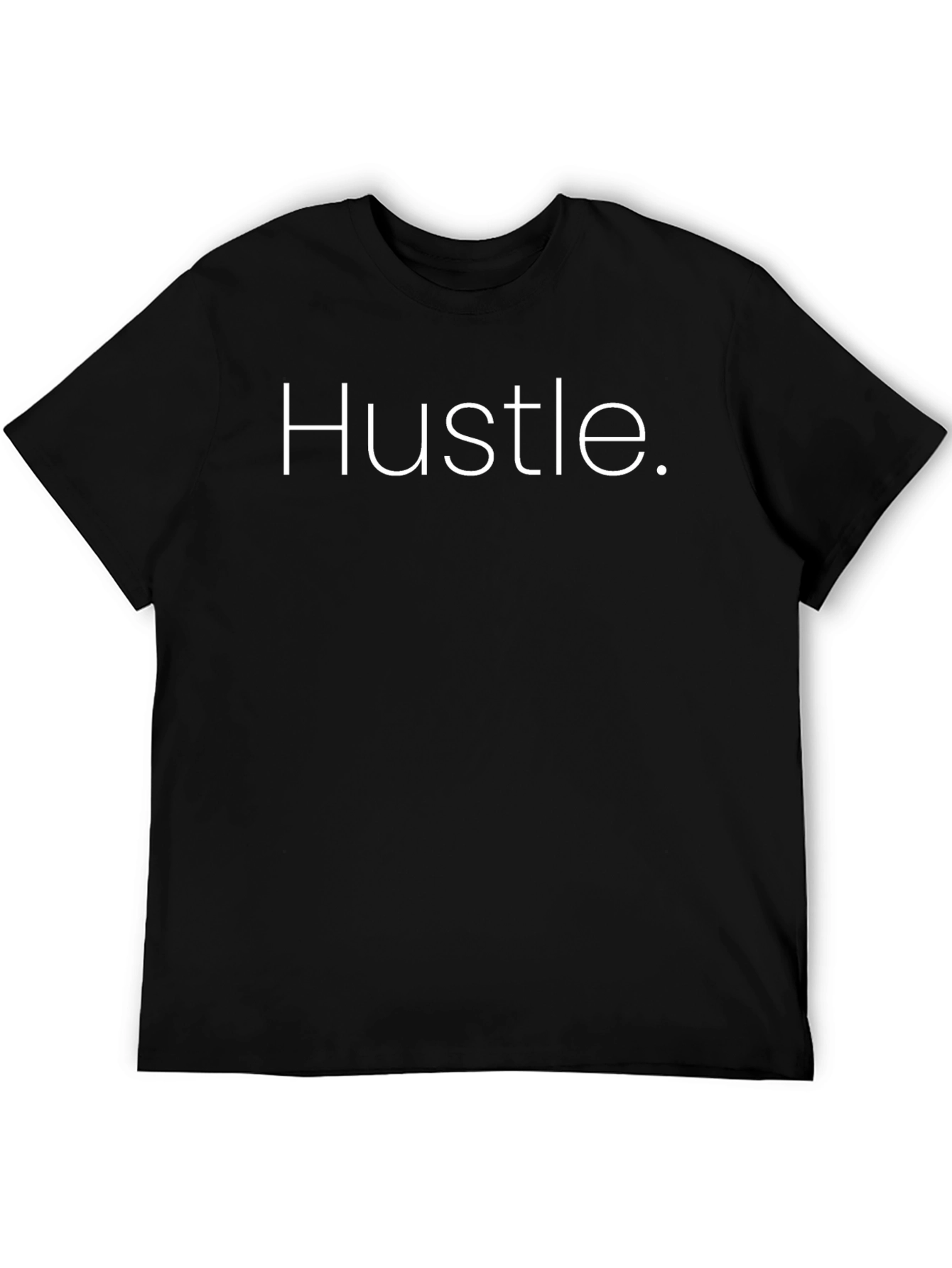 Hustle Graphic T-Shirt - Stylish Black Tee