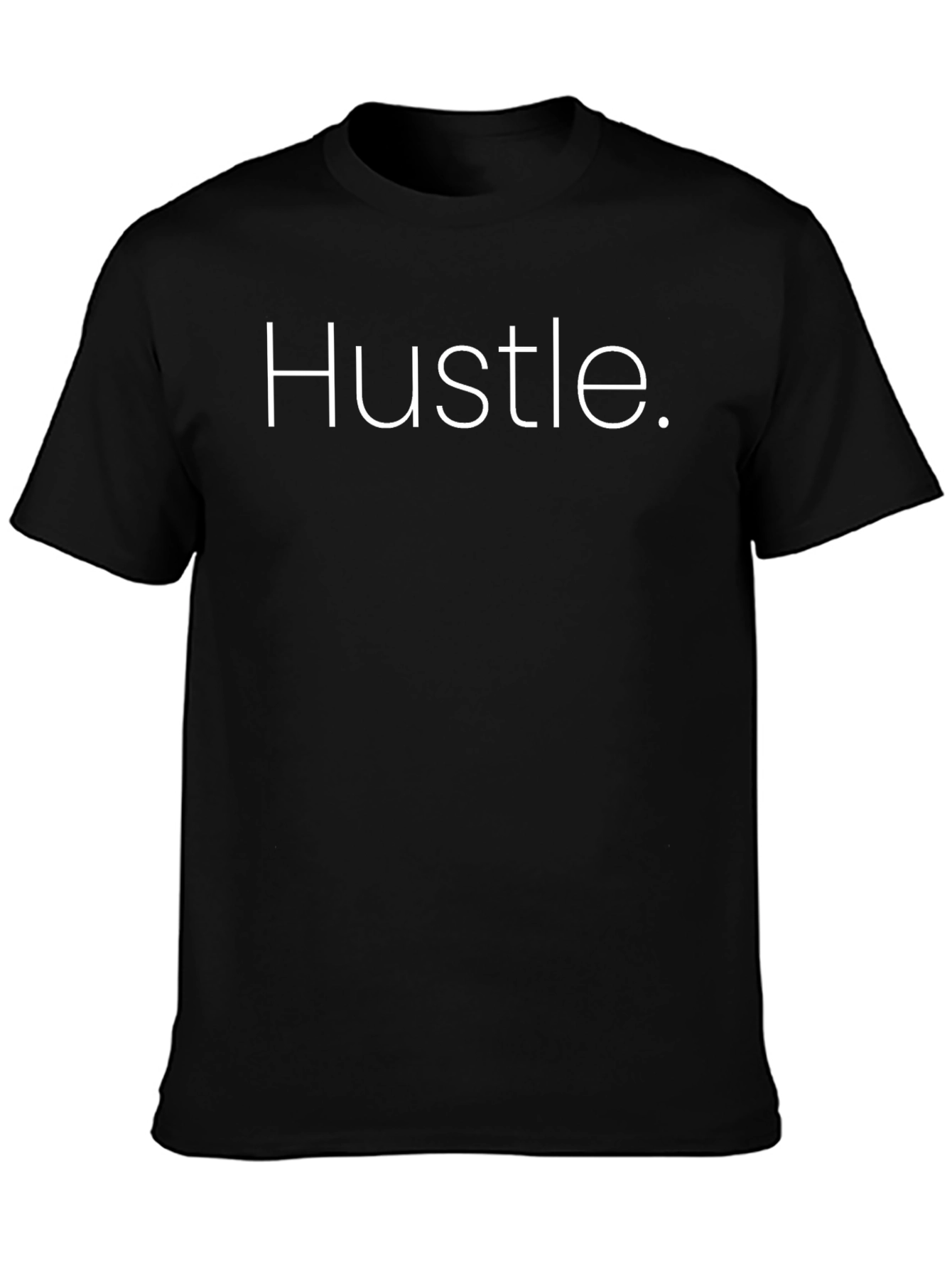 Hustle Graphic T-Shirt - Stylish Black Tee