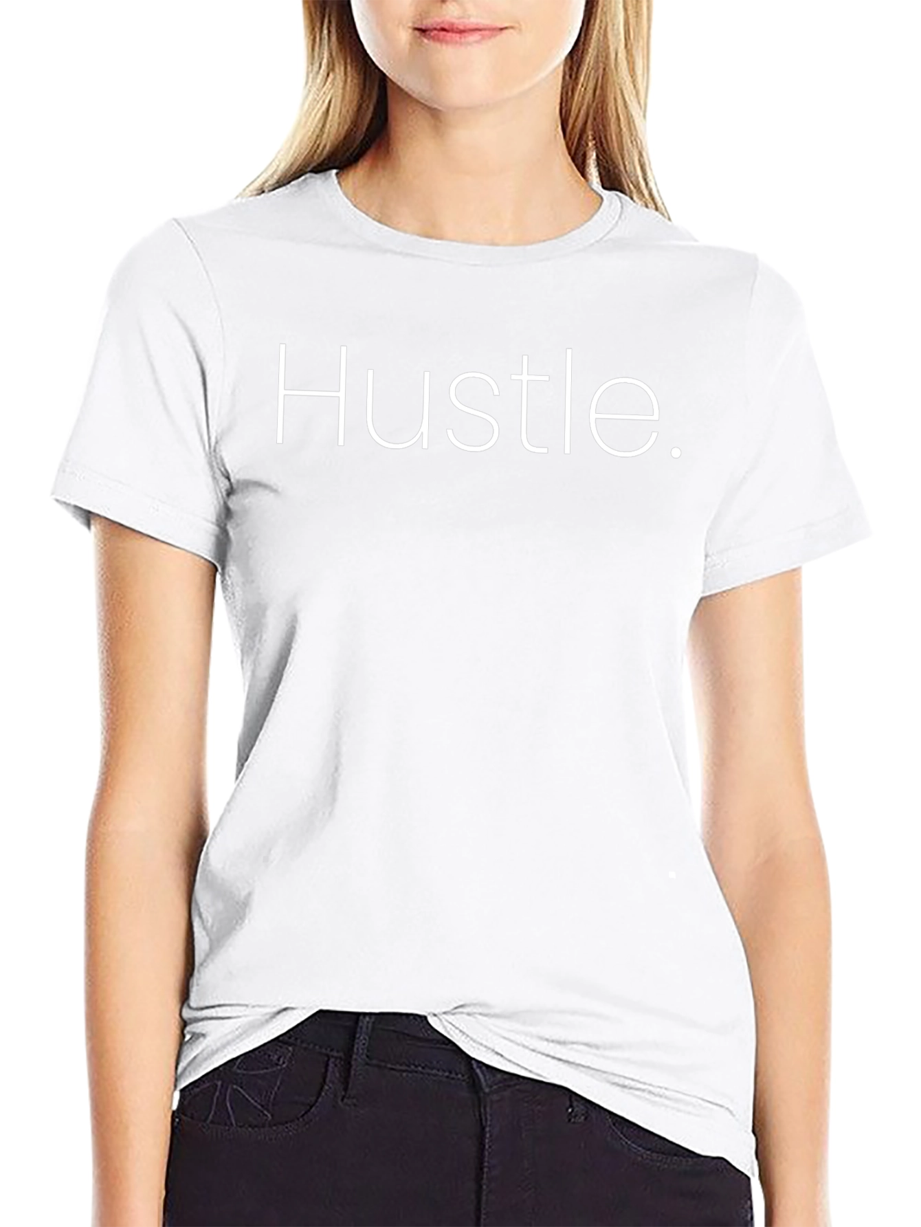 Hustle Graphic T-Shirt - Stylish Black Tee