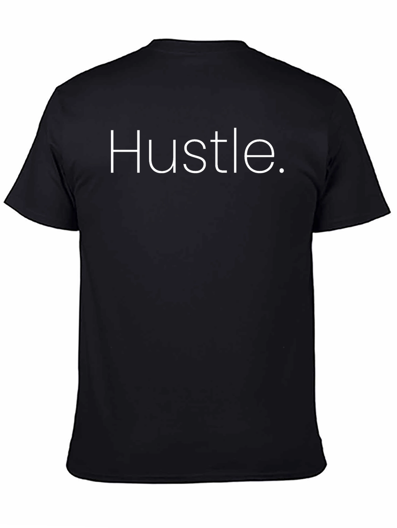 Hustle Graphic T-Shirt - Stylish Black Tee
