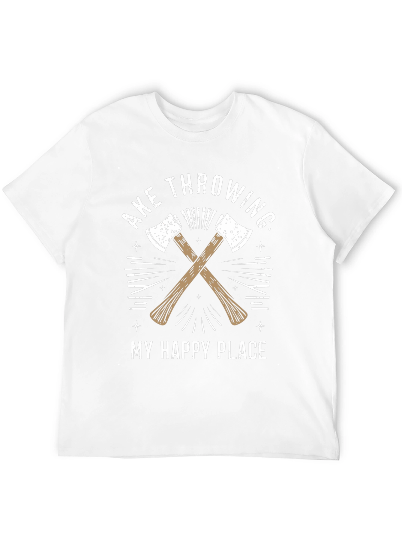 Axe Throwing My Happy Place T-Shirt