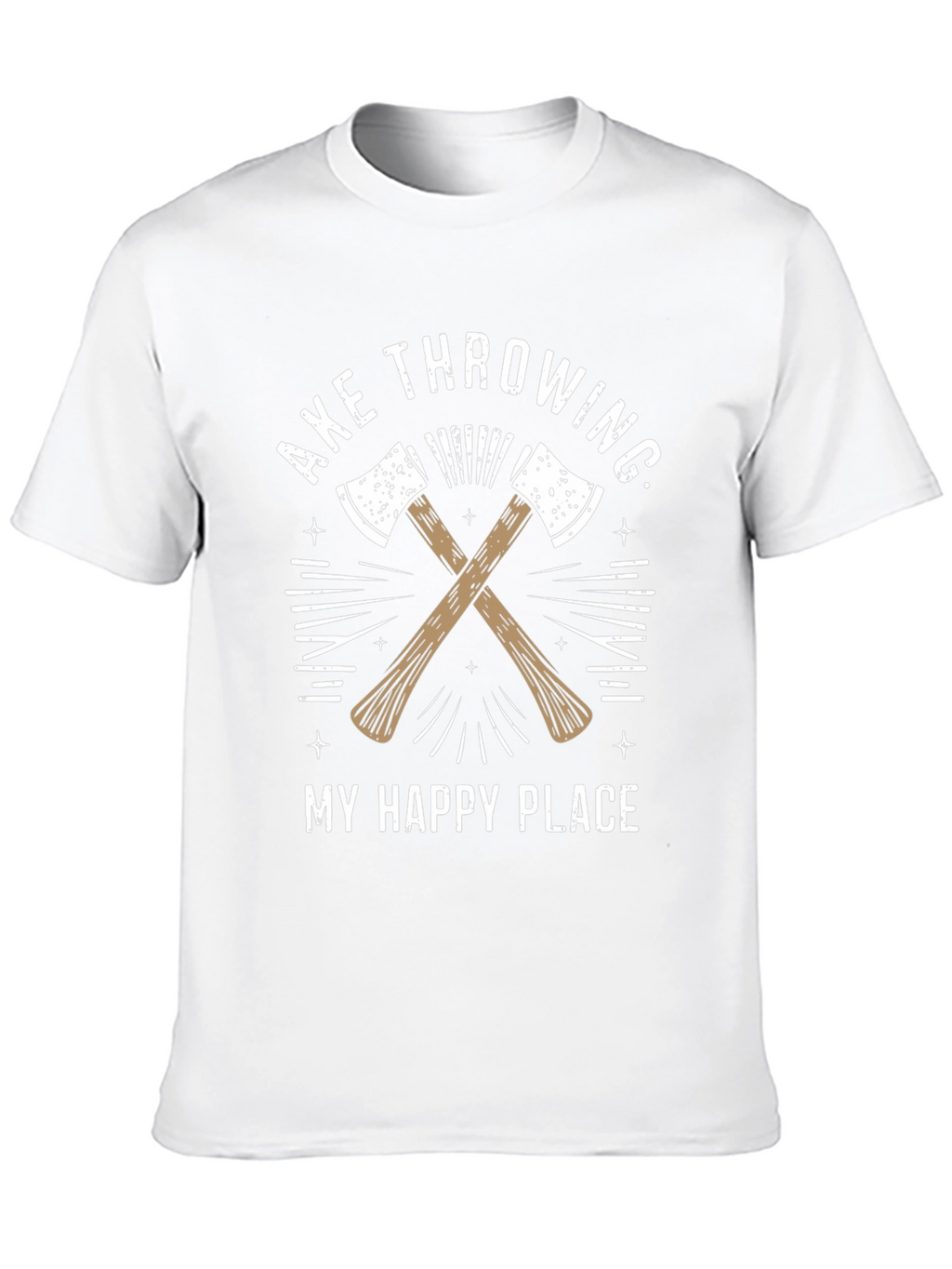 Axe Throwing My Happy Place T-Shirt