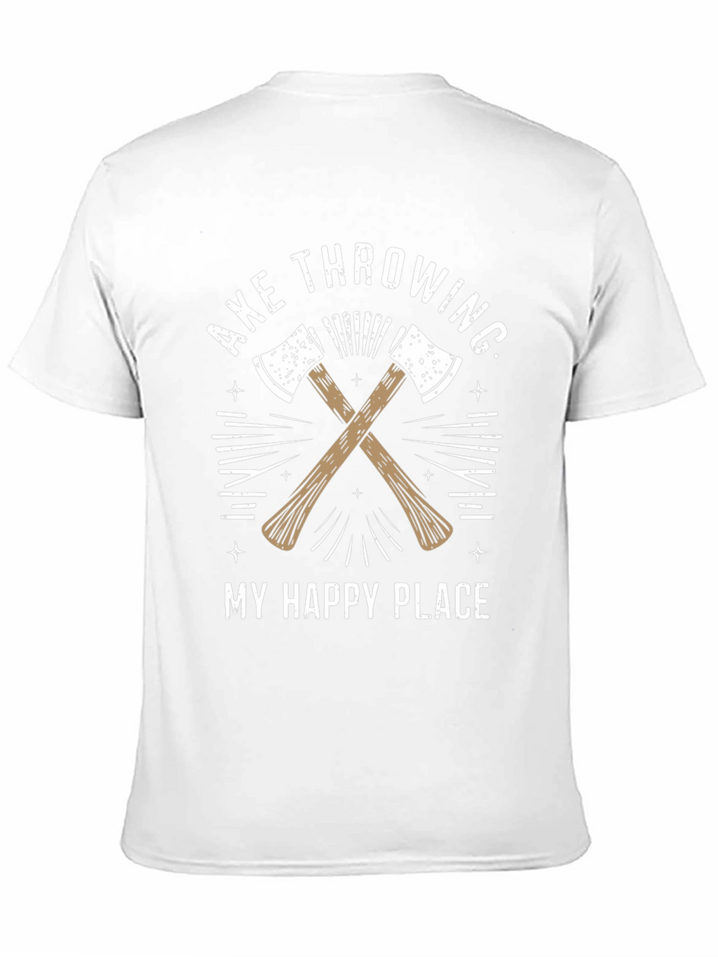 Axe Throwing My Happy Place T-Shirt