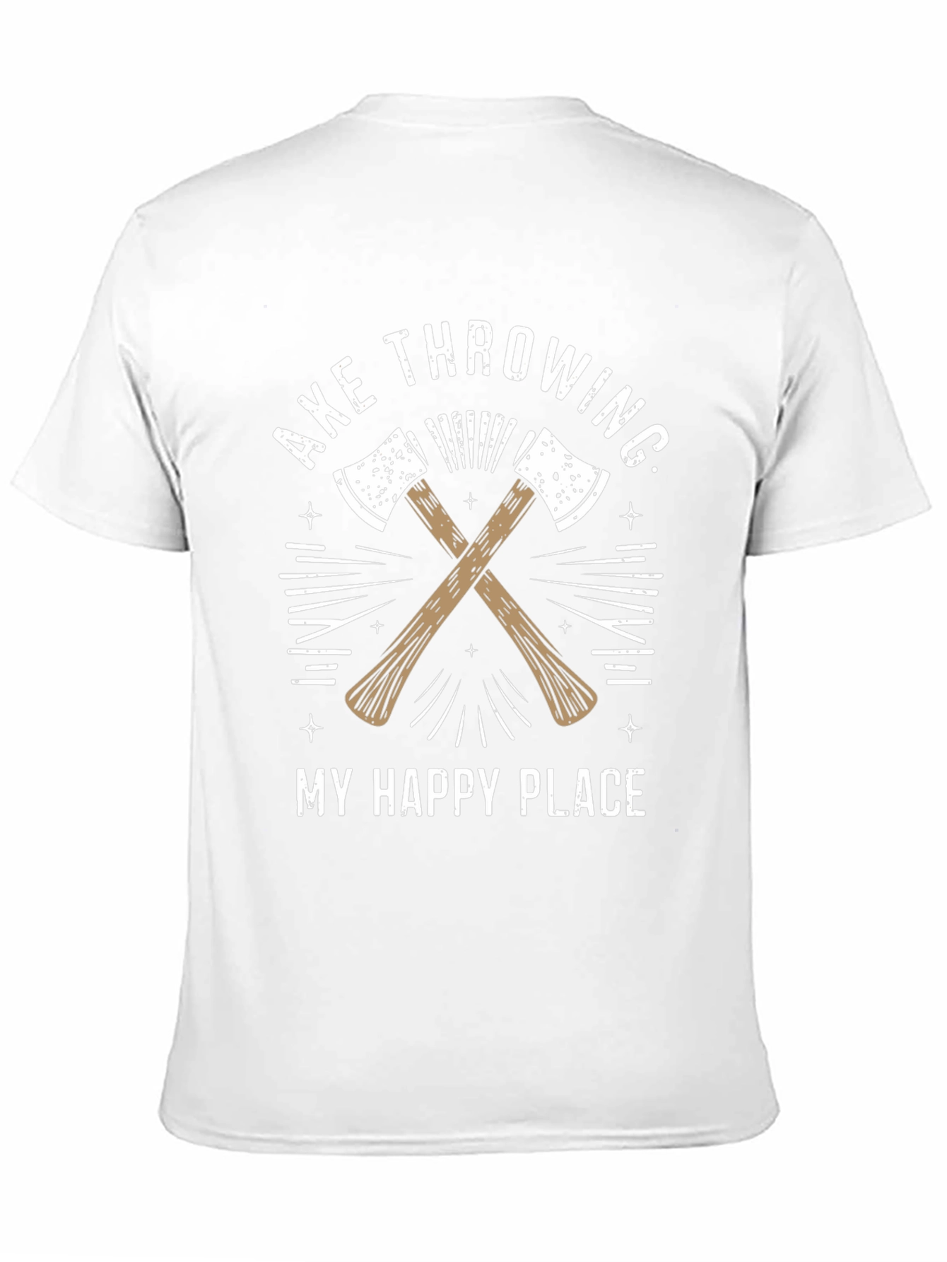 Axe Throwing My Happy Place T-Shirt