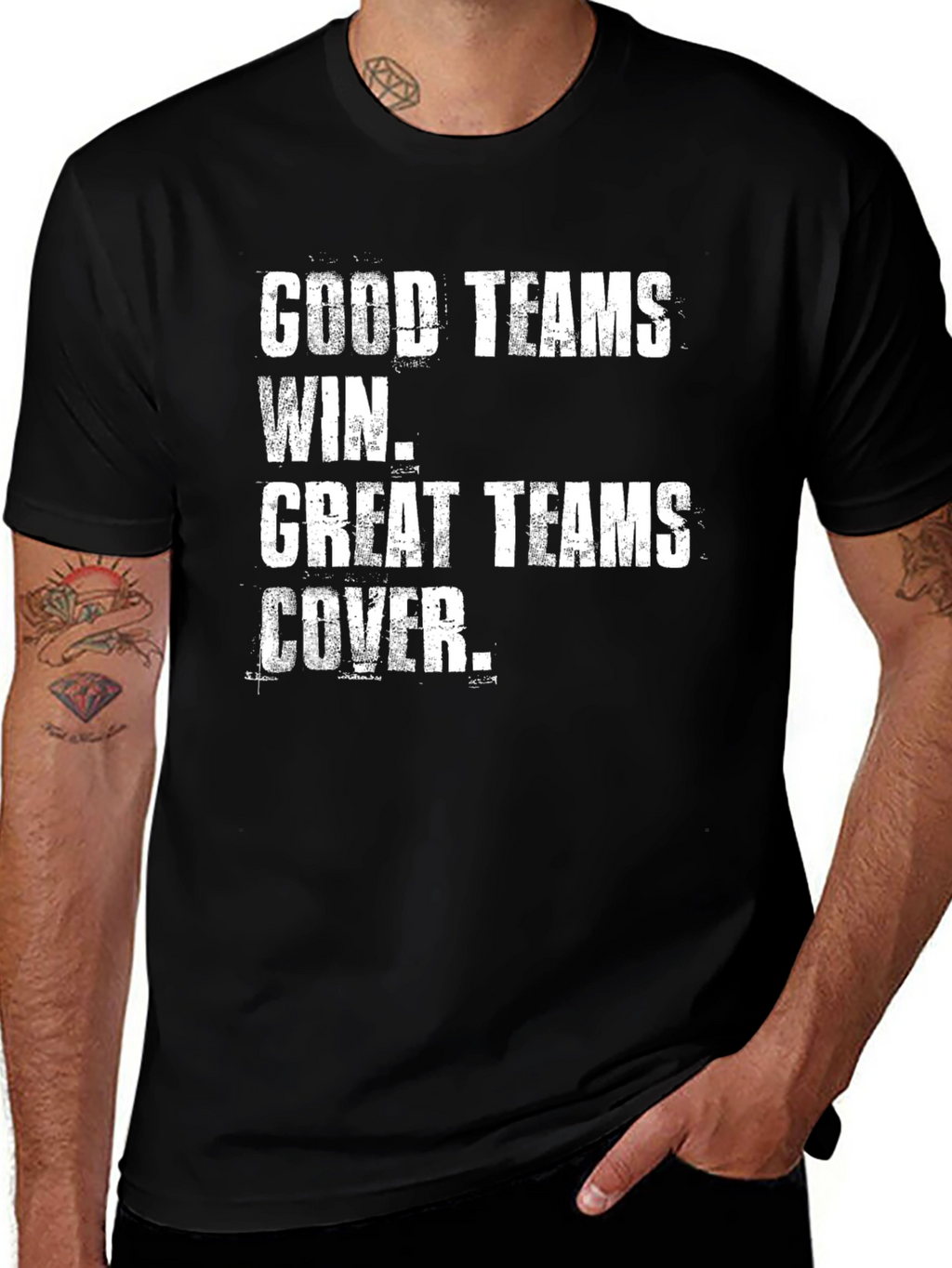 Good Teams Win Great Teams Cover T-Shirt