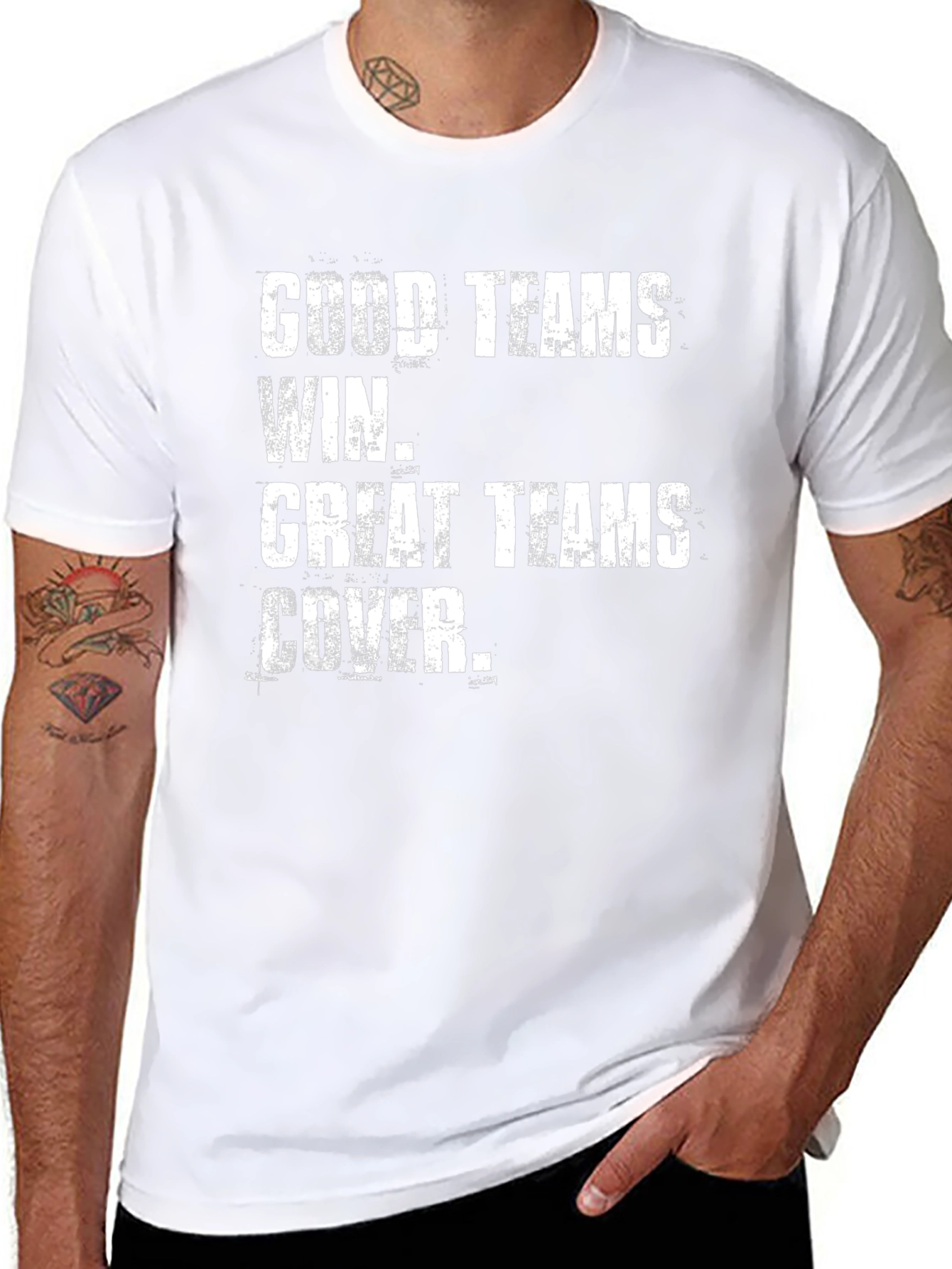 Good Teams Win Great Teams Cover T-Shirt