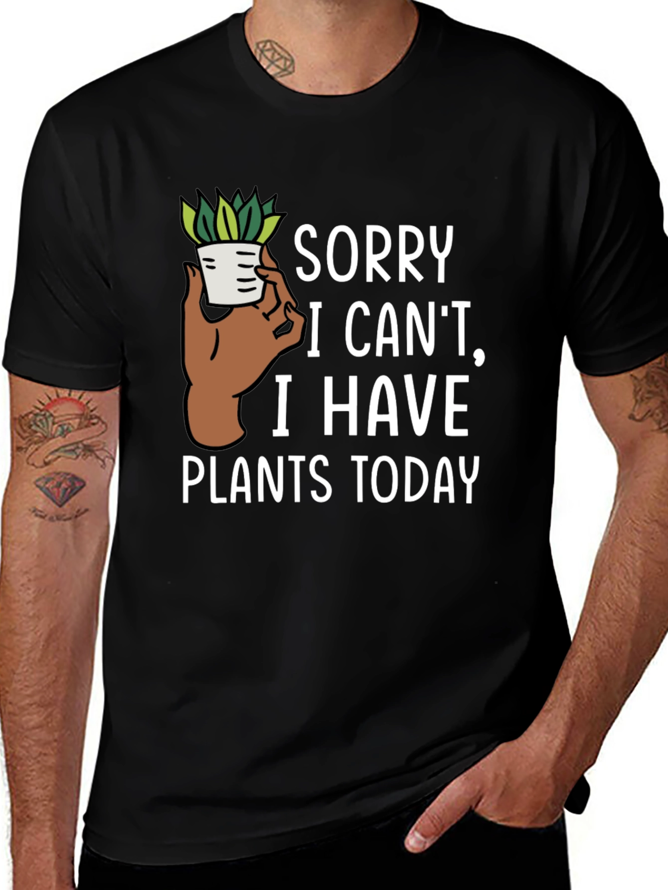 Funny Plants Today Graphic Tee