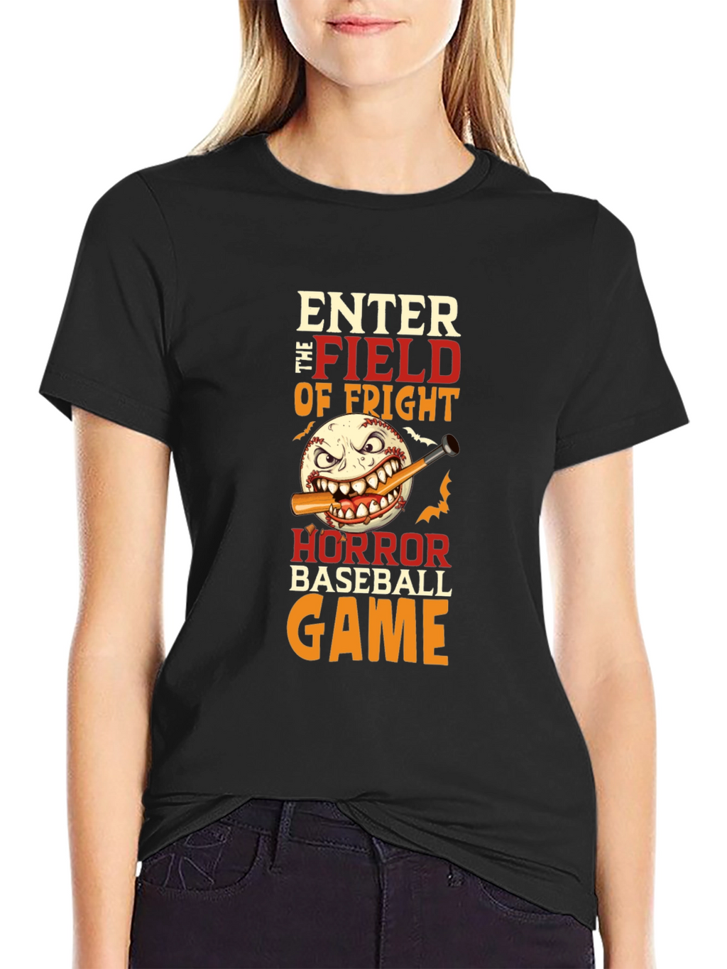 Horror Baseball Game T-Shirt