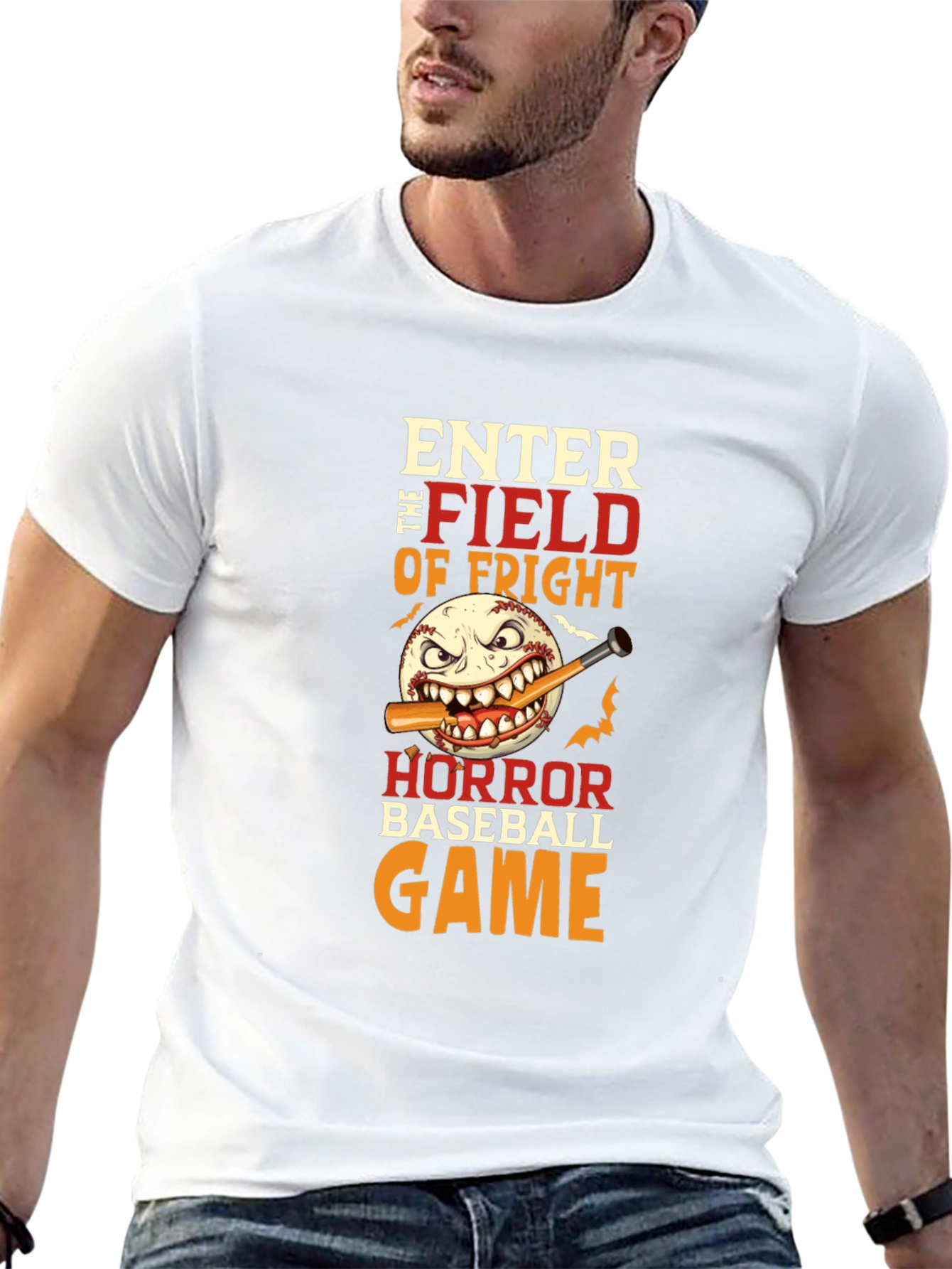 Horror Baseball Game T-Shirt