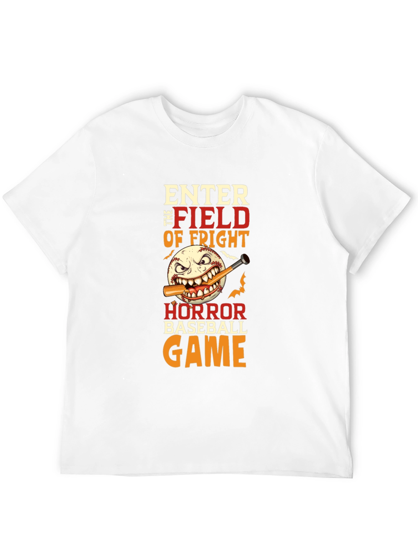 Horror Baseball Game T-Shirt