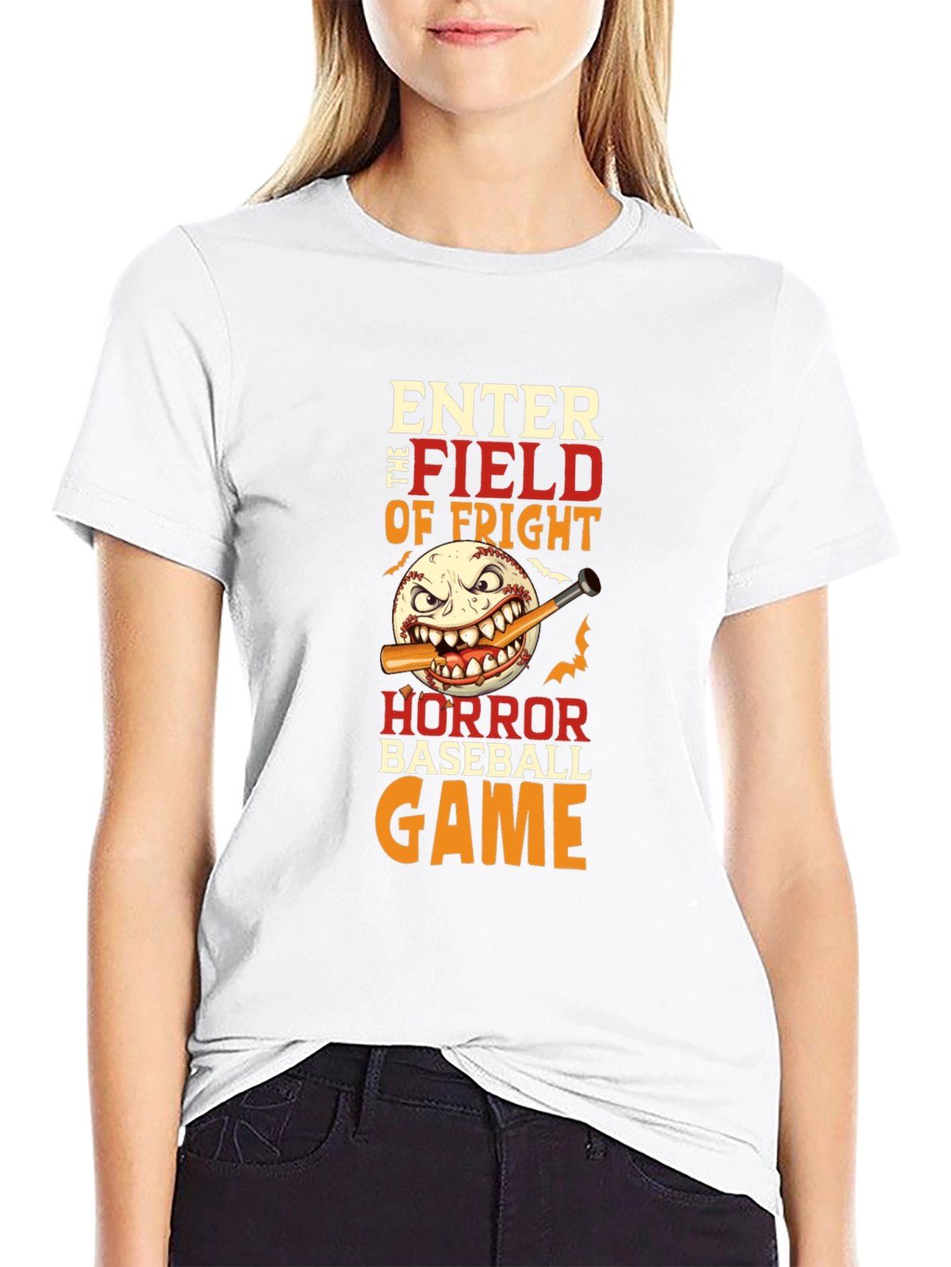 Horror Baseball Game T-Shirt