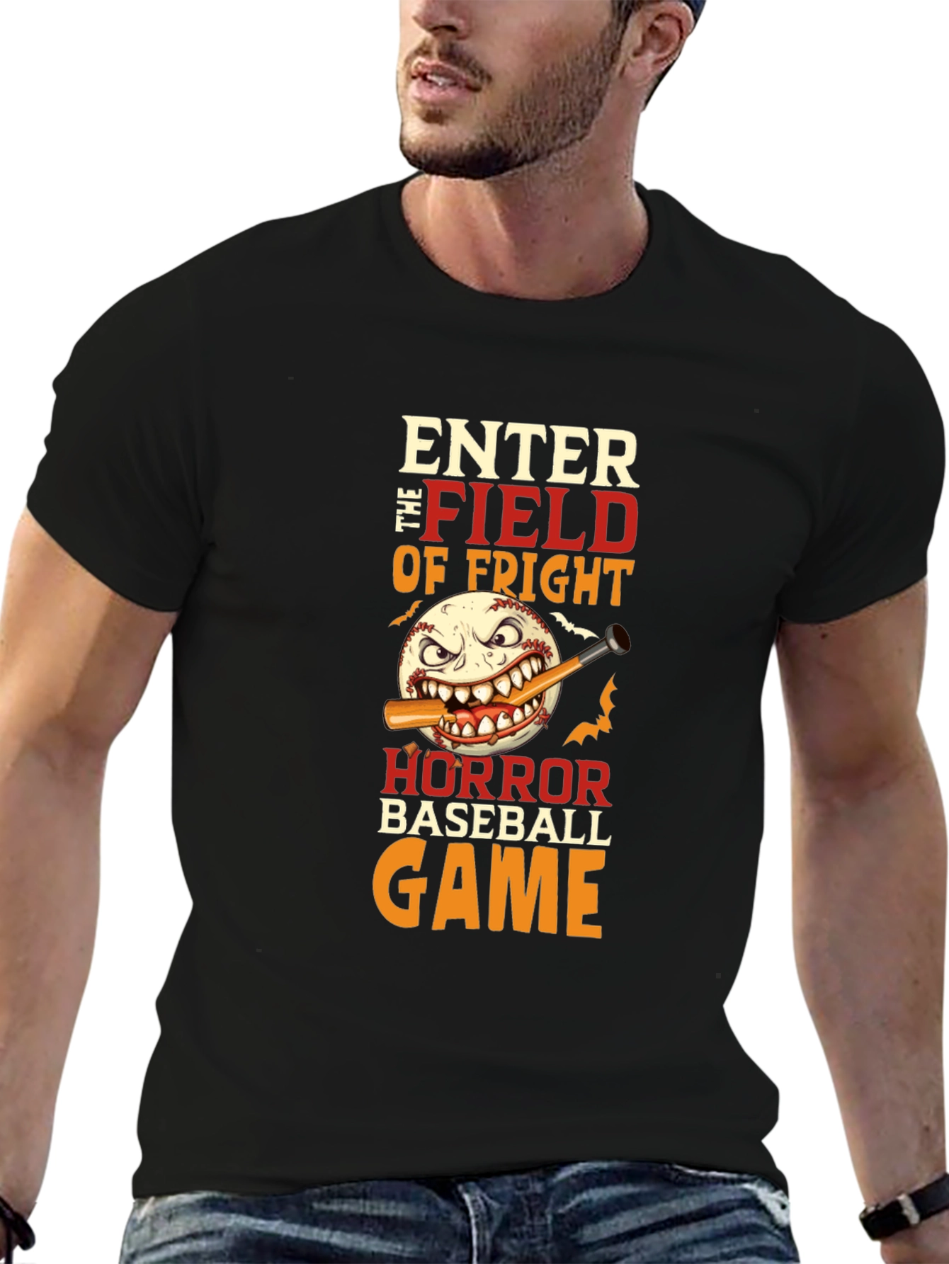Horror Baseball Game T-Shirt