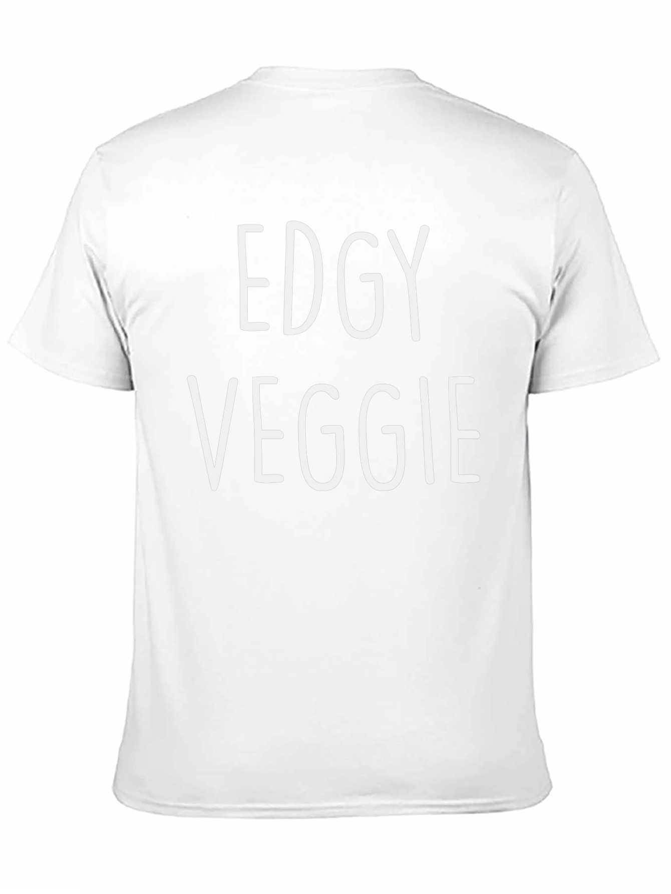 Edgy Veggie Graphic Tee - Black T-Shirt