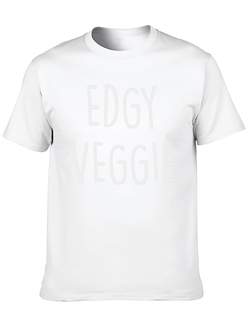 Edgy Veggie Graphic Tee - Black T-Shirt