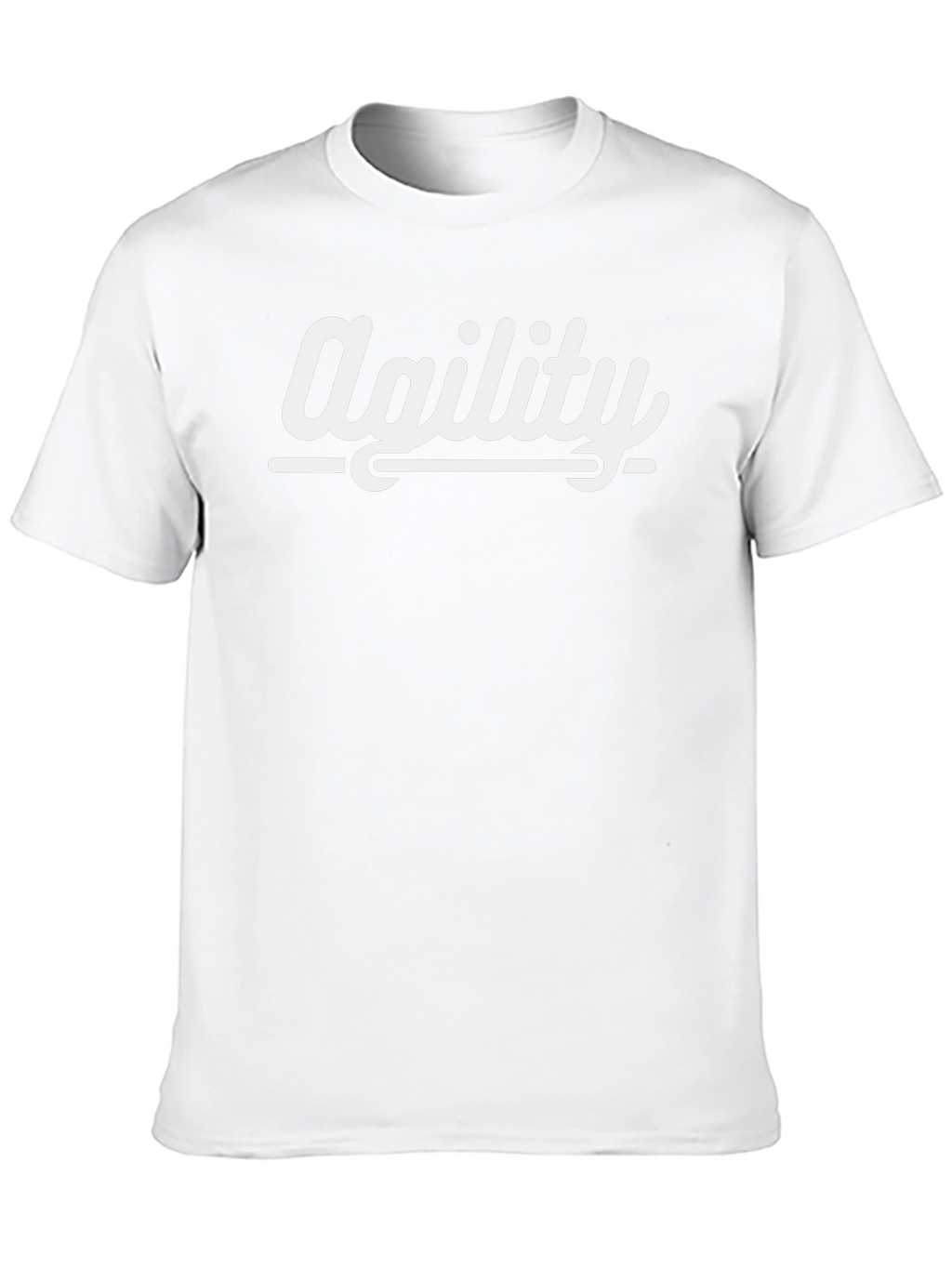 Agility Graphic Tee - Black Cotton T-Shirt