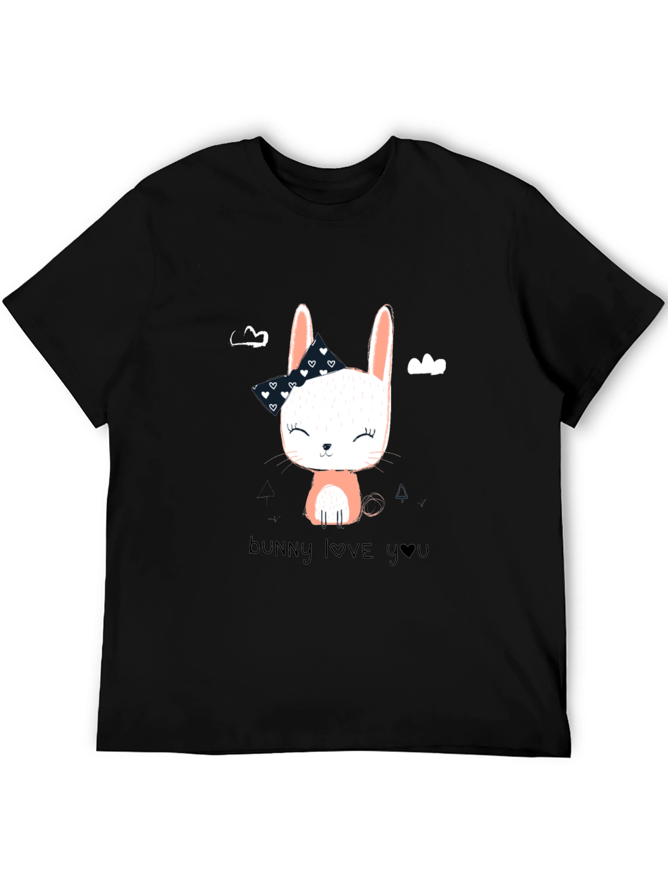 Bunny Love Graphic T-Shirt - Cute Animal Tee