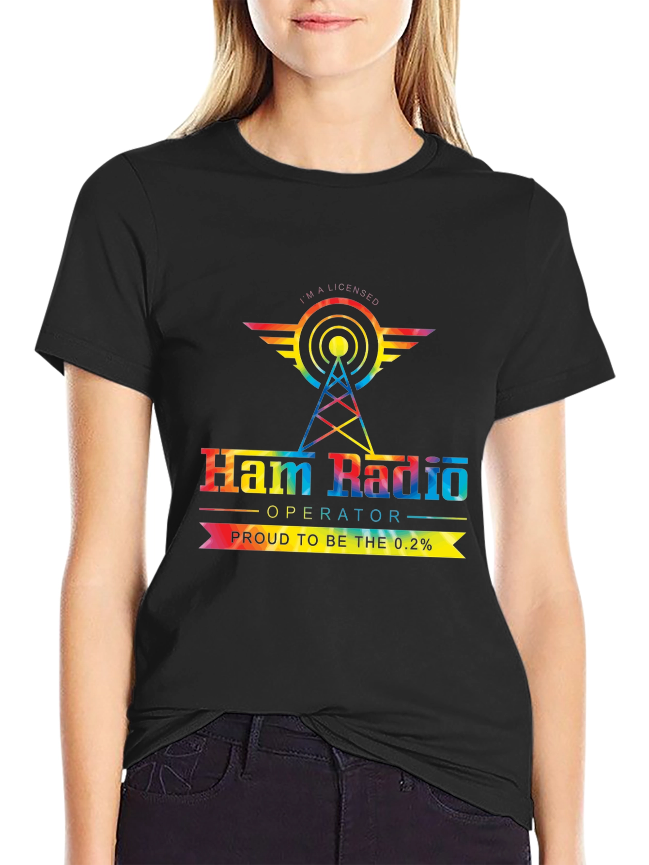 Ham Radio Operator T-Shirt - Proud 0.2%