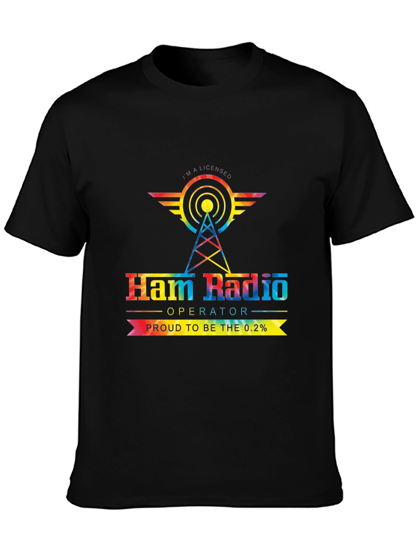 Ham Radio Operator T-Shirt - Proud 0.2%
