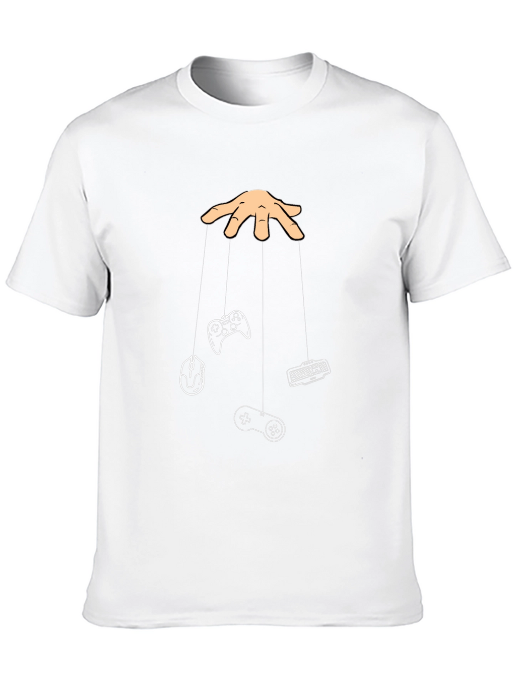 Gamer Puppet T-Shirt - Black Cotton Tee