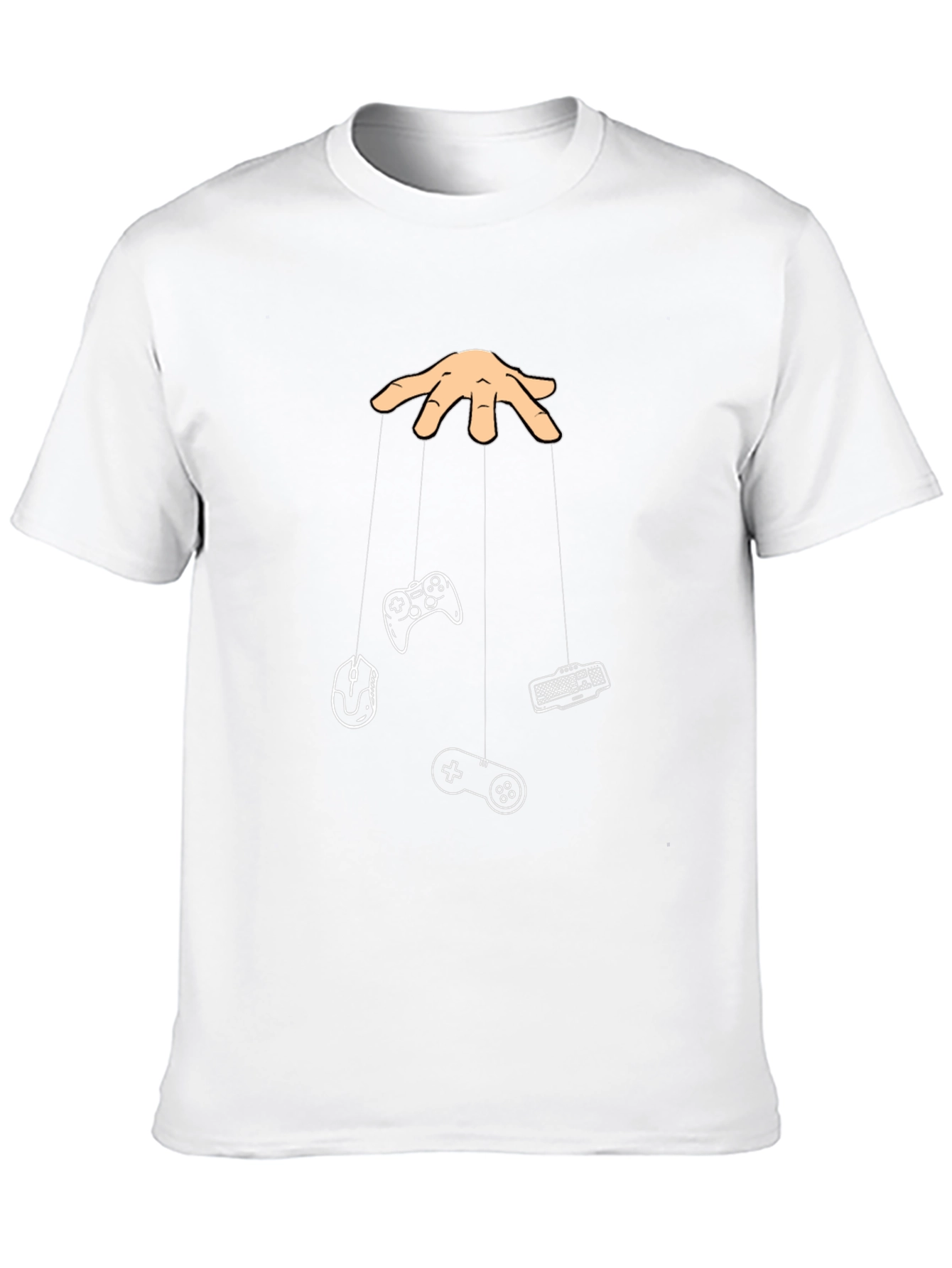 Gamer Puppet T-Shirt - Black Cotton Tee