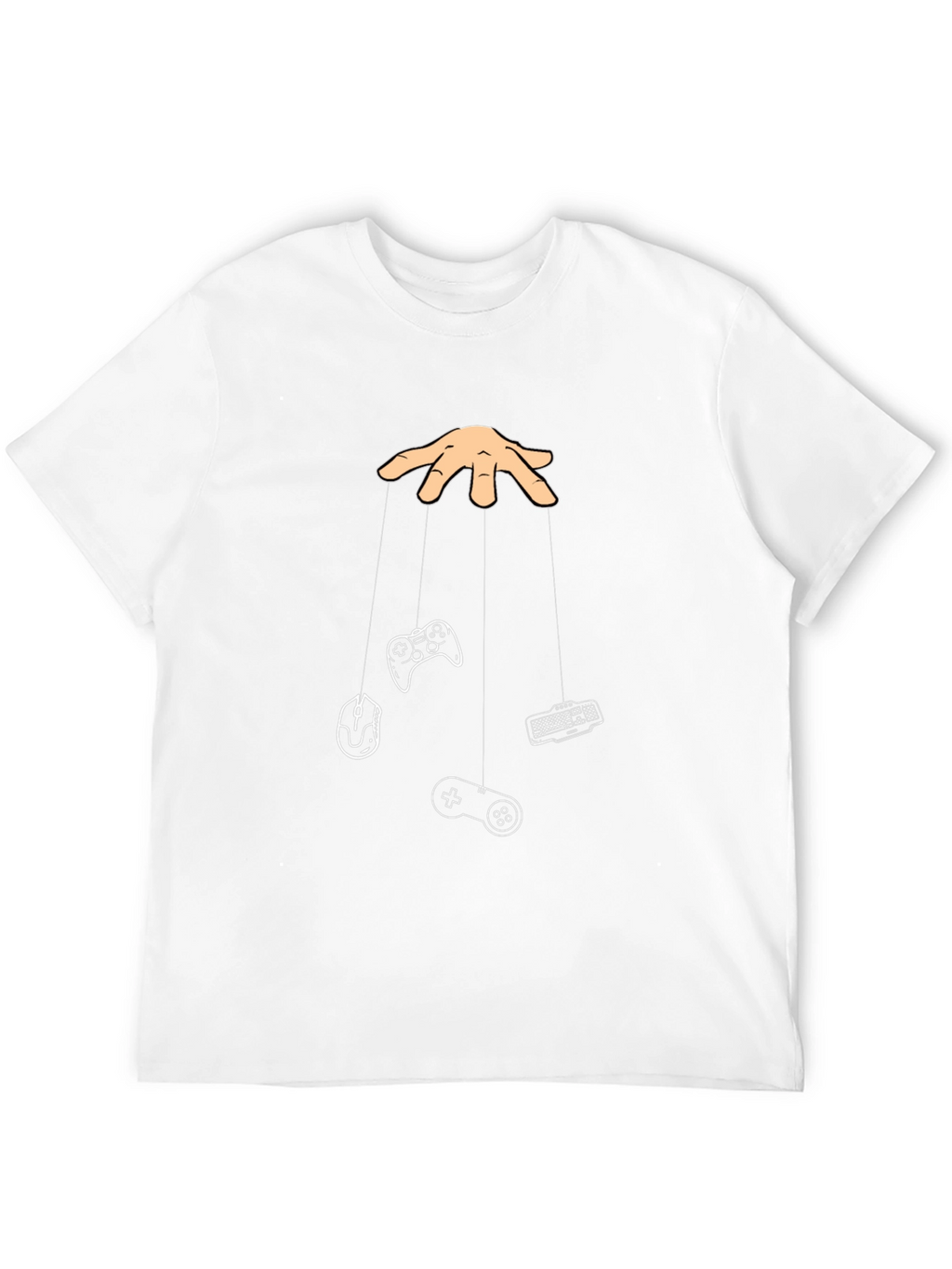 Gamer Puppet T-Shirt - Black Cotton Tee
