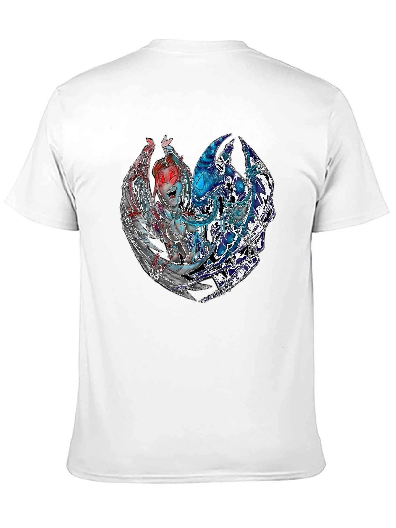 Fantasy Graphic Print Black T-Shirt