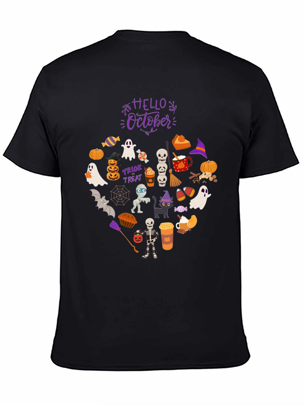 Hello October Halloween T-Shirt