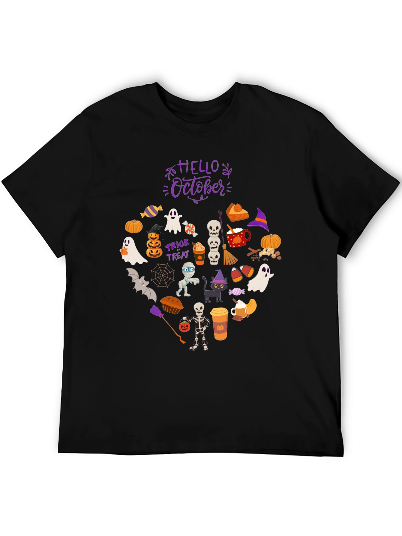 Hello October Halloween T-Shirt