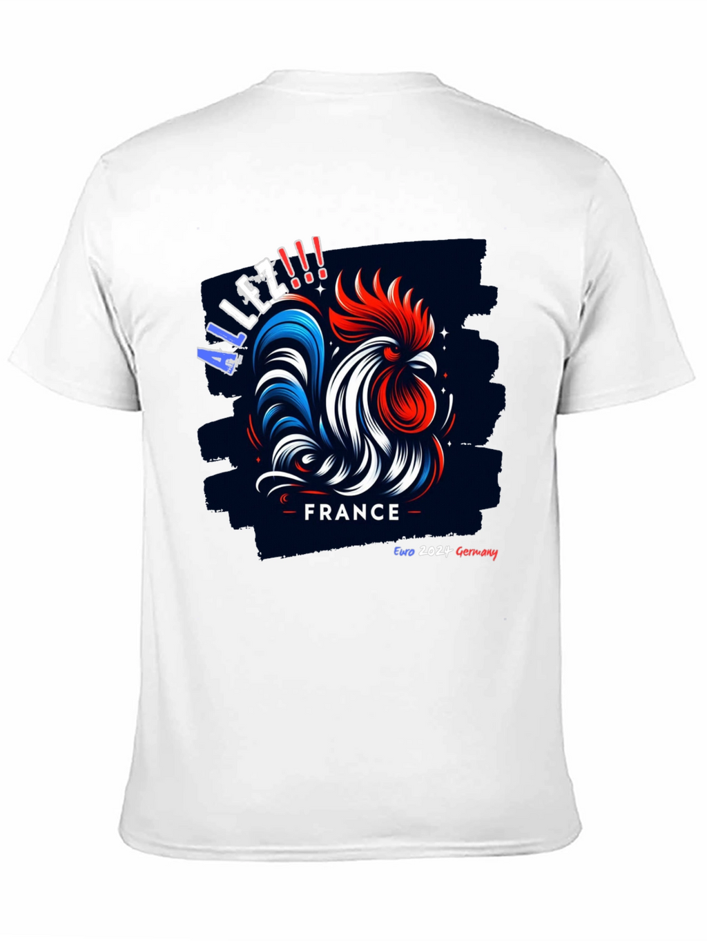 France Euro 2024 Rooster T-Shirt - Allez!
