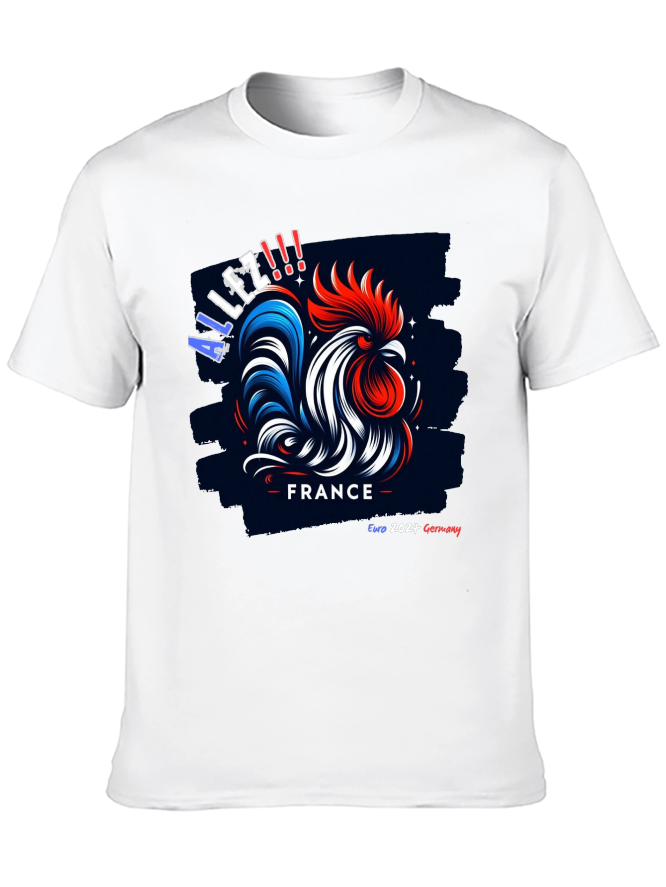 France Euro 2024 Rooster T-Shirt - Allez!