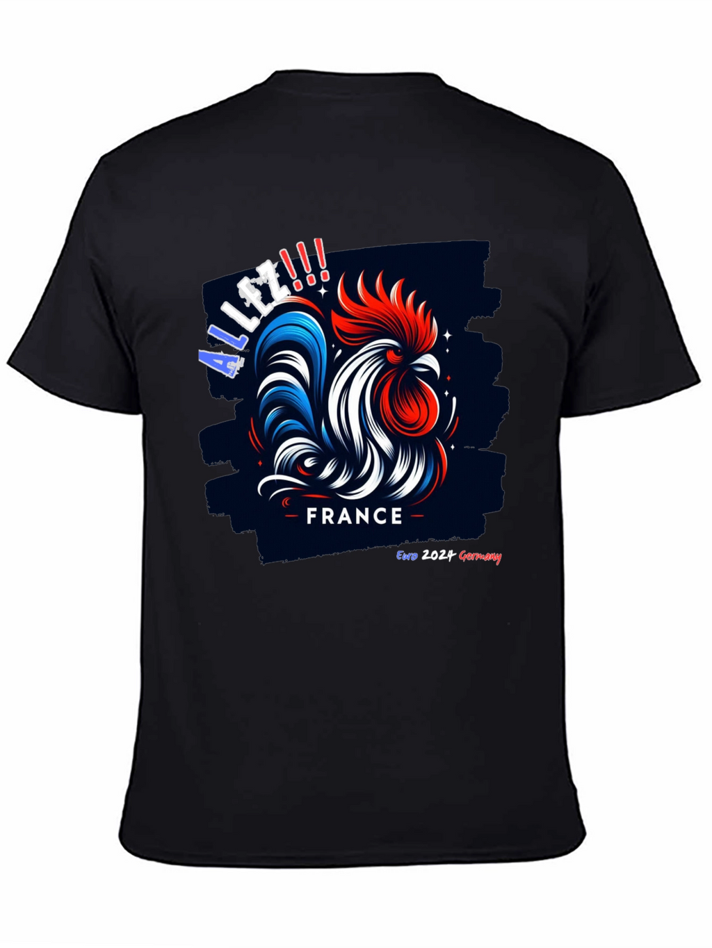 France Euro 2024 Rooster T-Shirt - Allez!