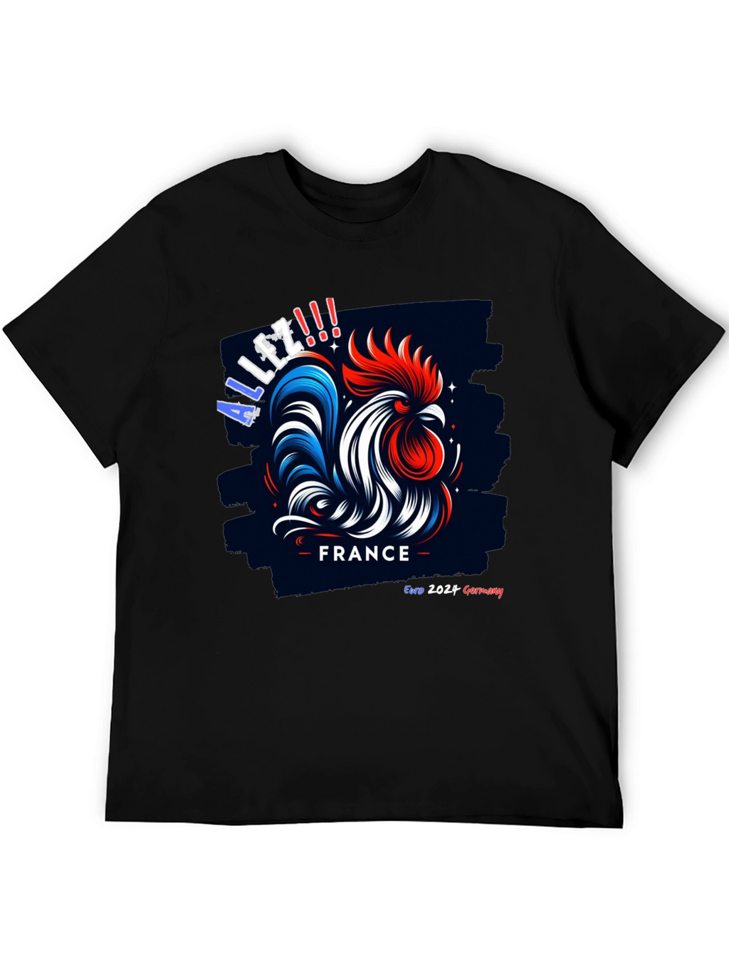 France Euro 2024 Rooster T-Shirt - Allez!